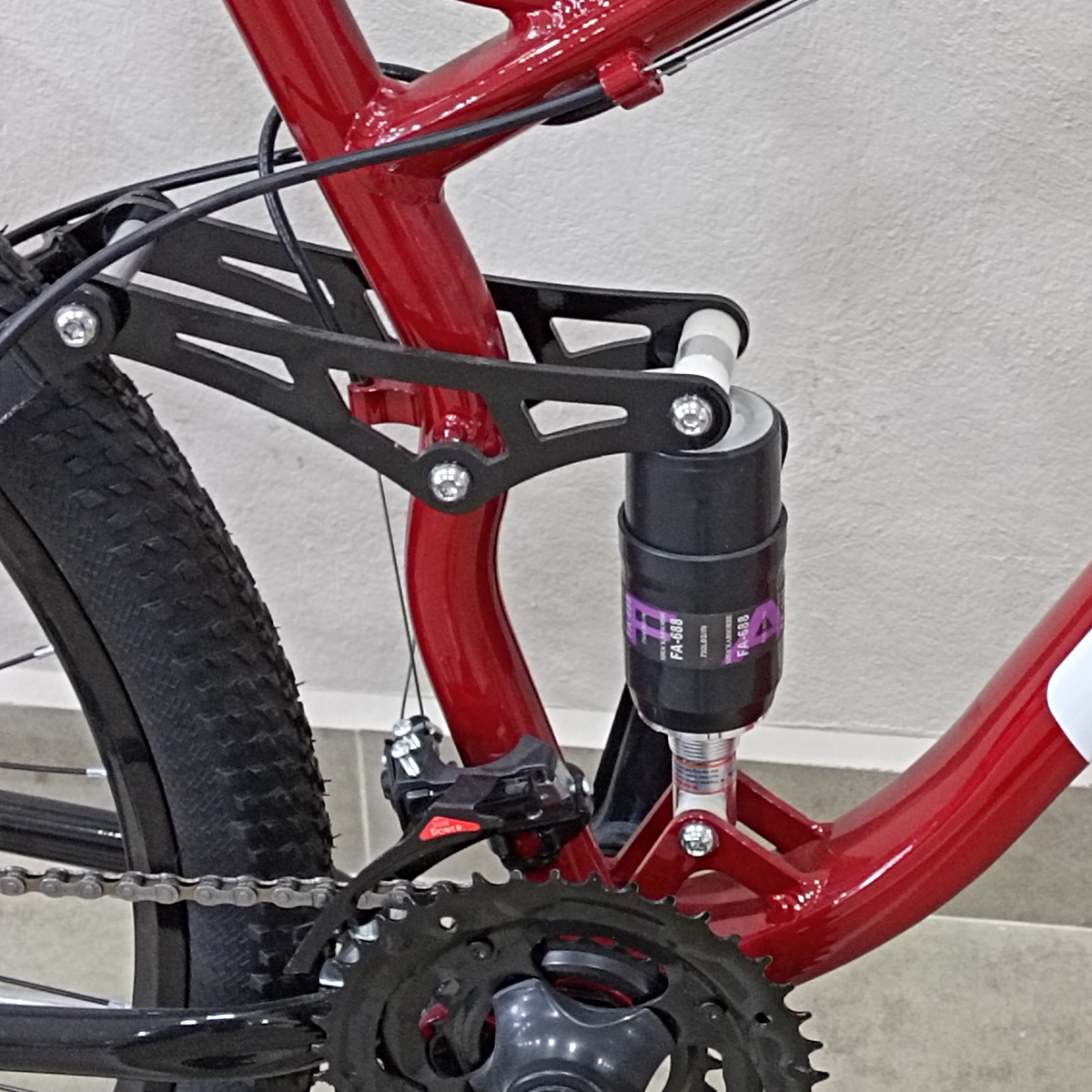 Bicicleta Ghost Reacondicionado Scrow R29 Rojo