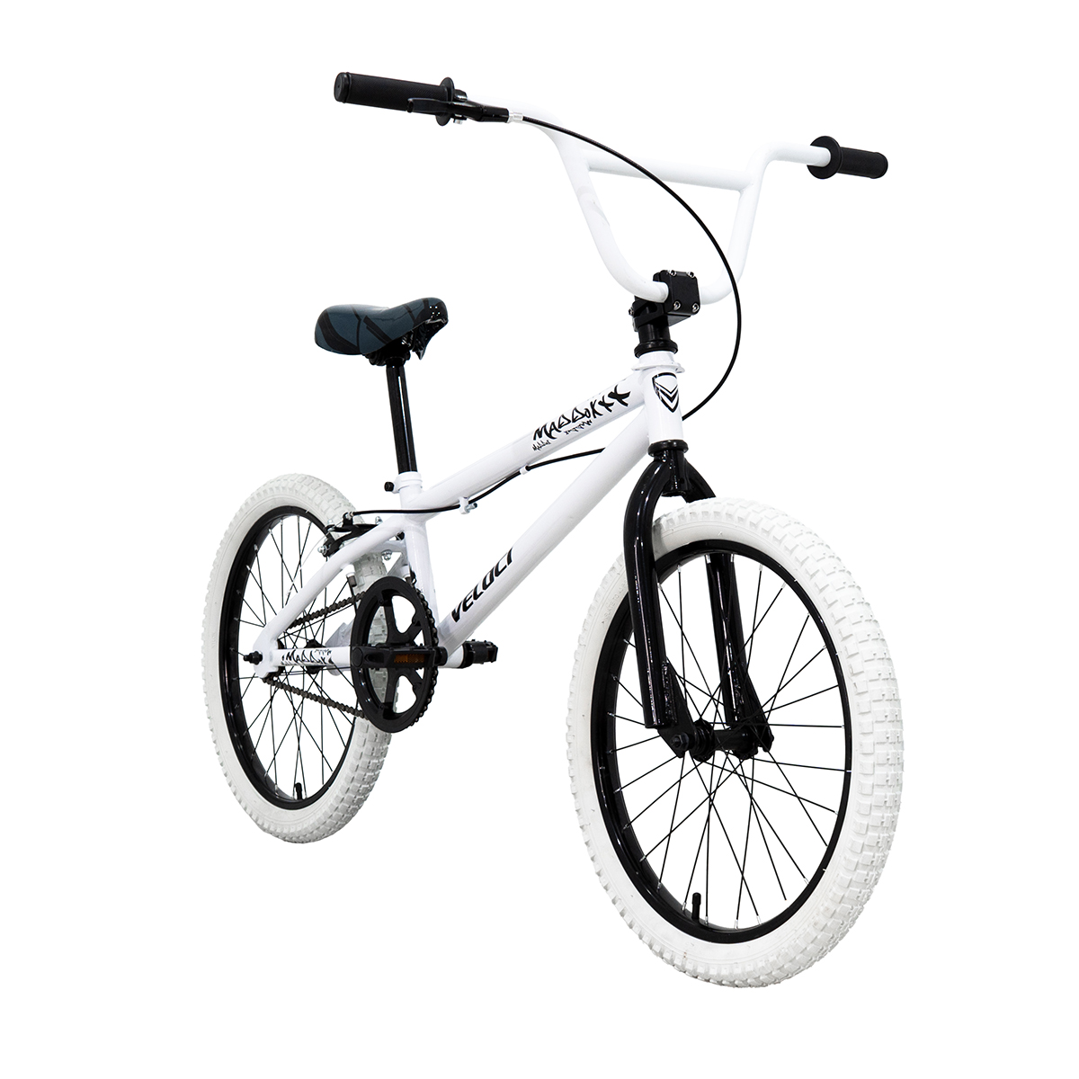Bicicleta Veloci Maddox BMX Rodada 20 Blanco Infantil