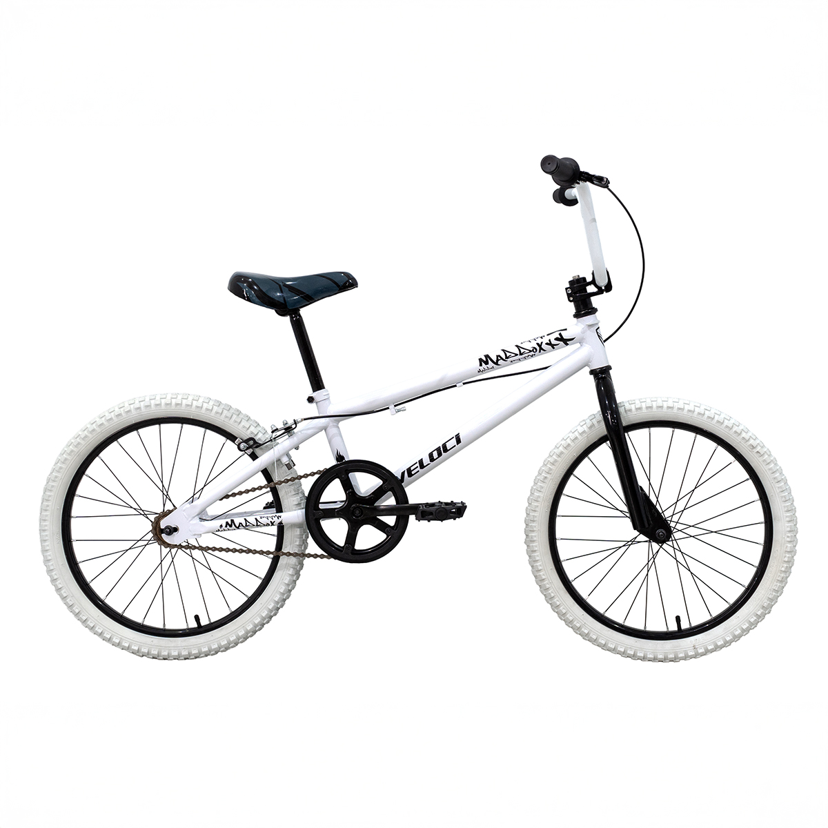 Bicicleta Veloci Maddox BMX Rodada 20 Blanco Infantil