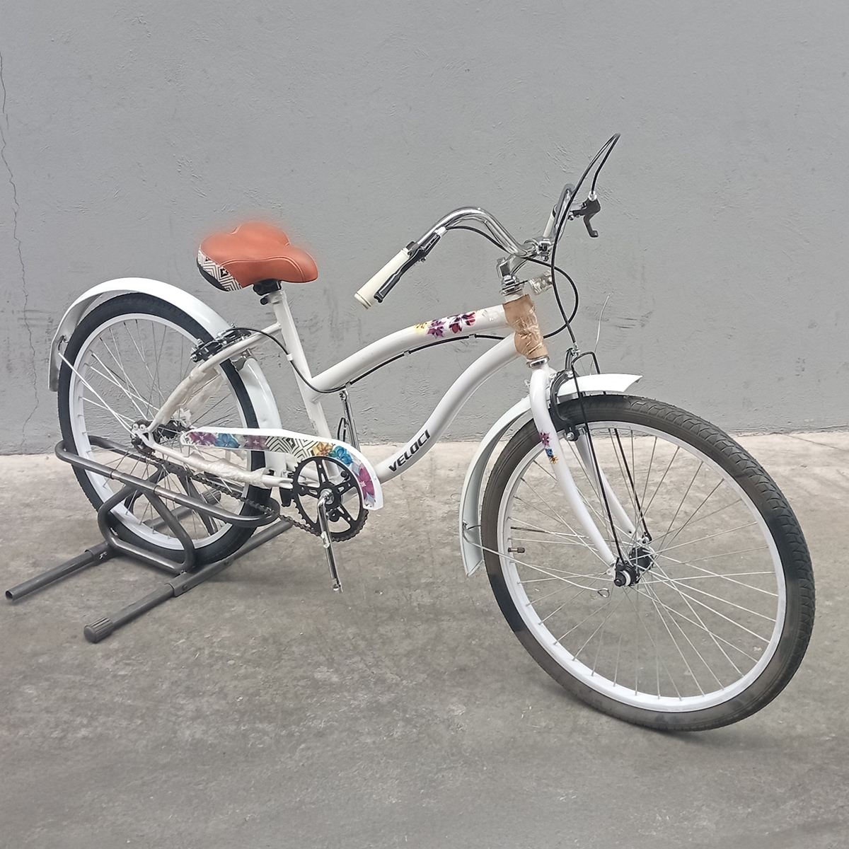Bicicleta Veloci Reacondicionado Spring City R24 Blanco