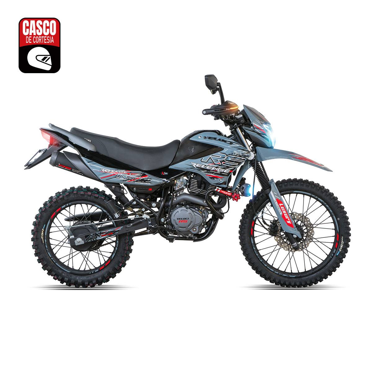 Motocicleta Veloci Revenge Dynamik Tech 200 CC Gris 2024