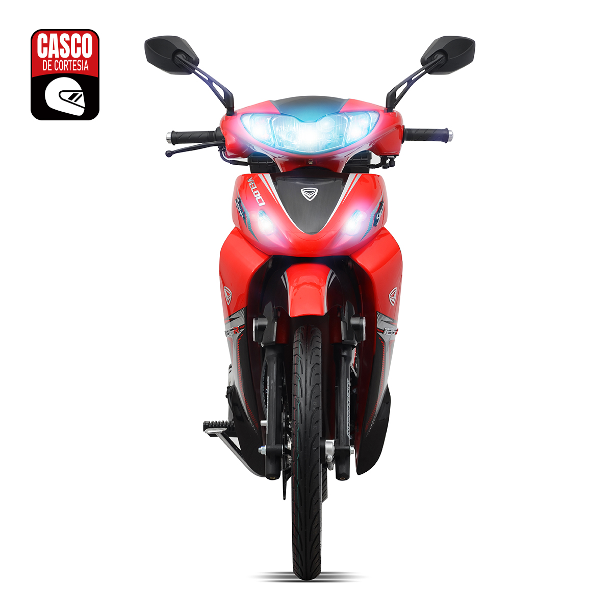 Motocicleta Veloci Argent X3 125 CC Rojo 2025