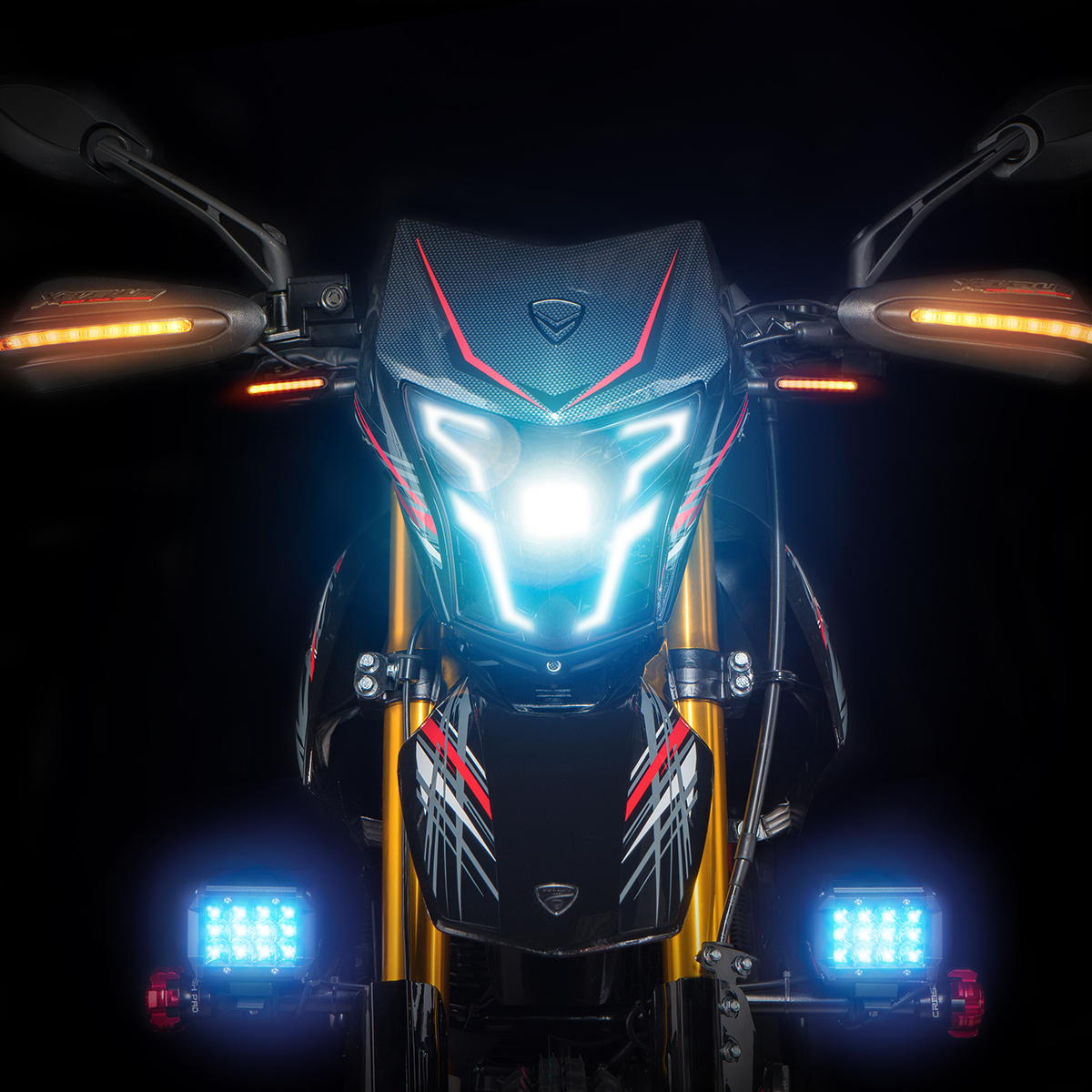 Moto Veloci Xeverus Pro XR2 300cc Negro 2023.