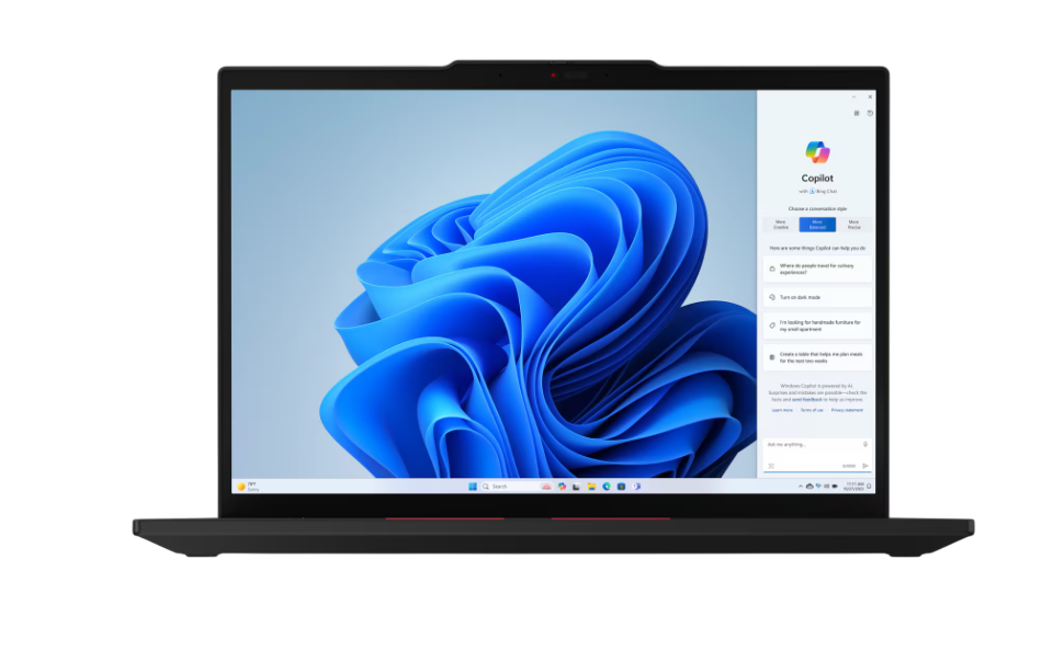 Laptop Lenovo ThinkPad T14 Gen 5 14" 1920x1200 WUXGA, Intel Core Ultra 7 155U, 16GB, 512GB SSD, Windows 11 Pro, Español