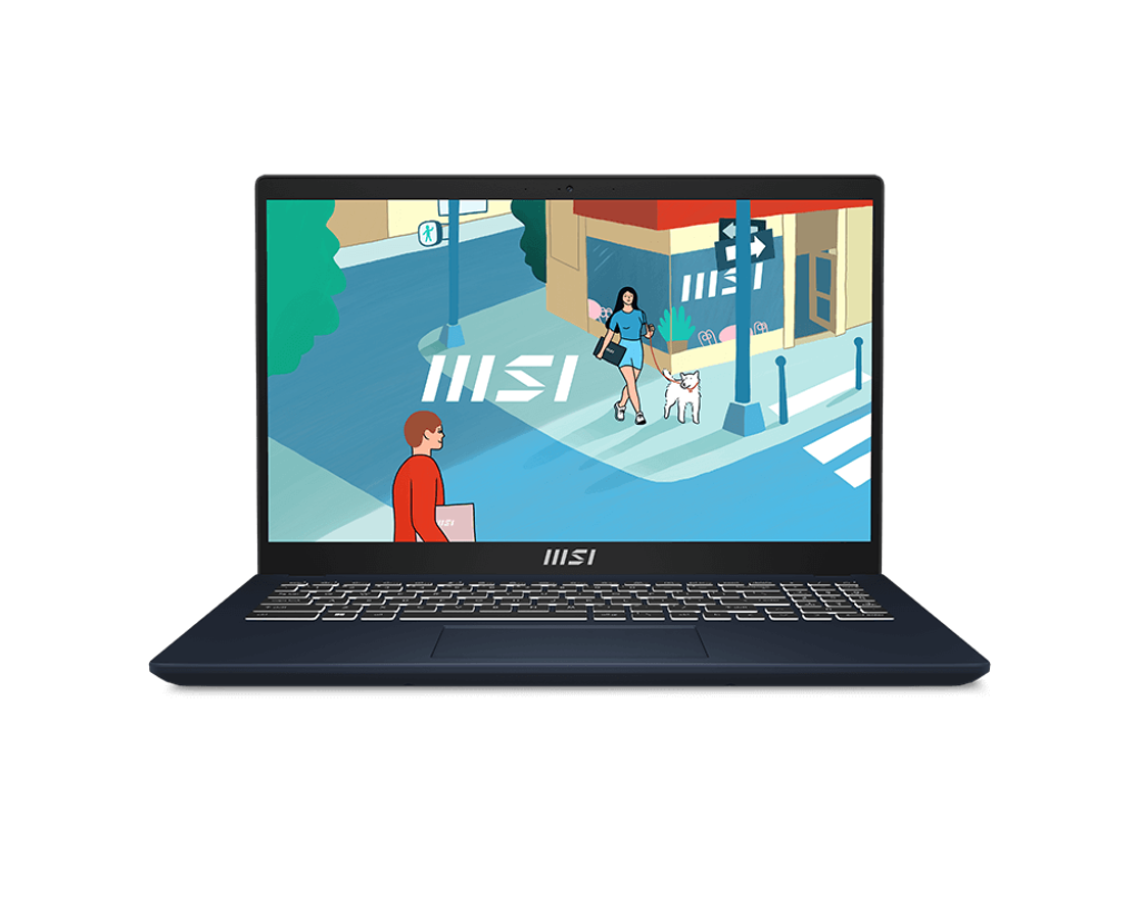 ULTRABOOK MSI MODERN 15 B13M / 15.6 FHD / INTEL CORE I7-1355U / DDR4 64GB / 1TB SSD / WIN 11 PRO/ INCLUYE MOUSE