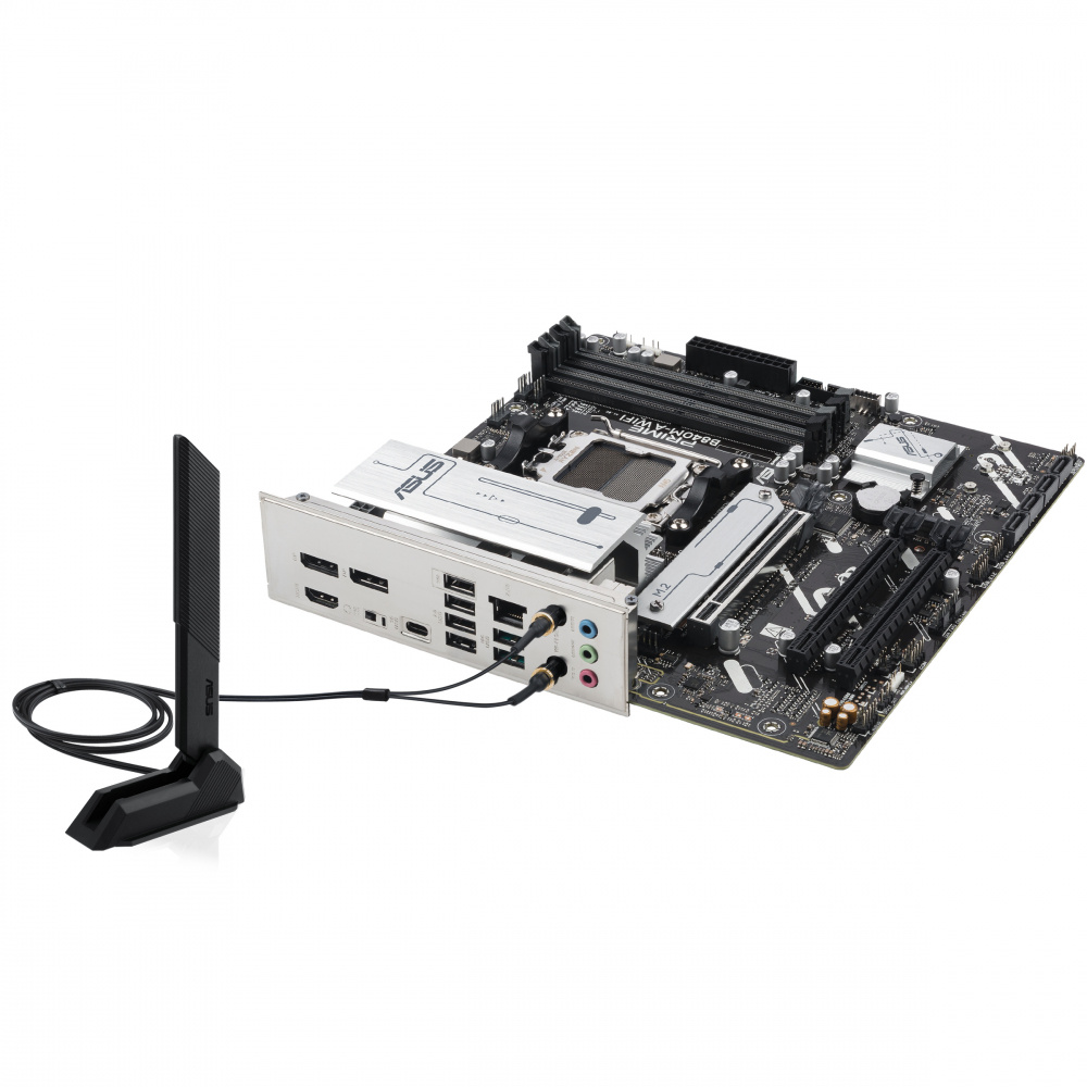 Tarjeta Madre ASUS PRIME B840M-A WIFI, Micro-ATX, Socket AM5, AMD B840, 192GB DDR5, HDMI/DP para AMD
