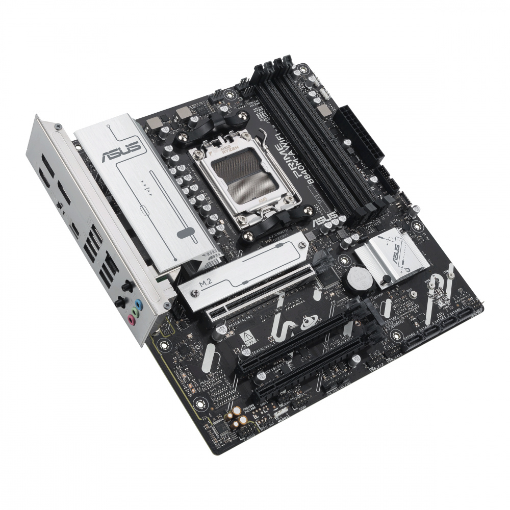 Tarjeta Madre ASUS PRIME B840M-A WIFI, Micro-ATX, Socket AM5, AMD B840, 192GB DDR5, HDMI/DP para AMD