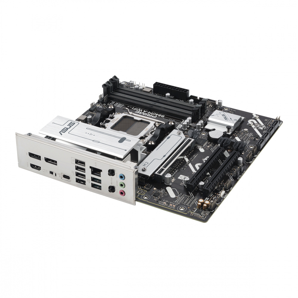Tarjeta Madre ASUS PRIME B840M-A WIFI, Micro-ATX, Socket AM5, AMD B840, 192GB DDR5, HDMI/DP para AMD