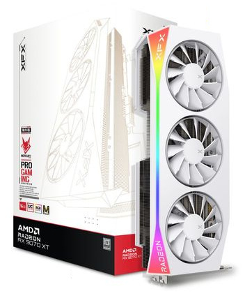 Tarjeta de Video XFX AMD Radeon RX 9070 XT OC White Magnetic Air Edition, 16GB 256-bit GDDR6, PCI Express 5.0