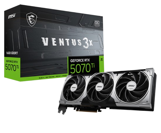 Tarjeta de Video MSI NVIDIA GeForce RTX 5070 VENTUS 3X OC, 16GB 256-bit GDDR7, PCI Express 5.0 