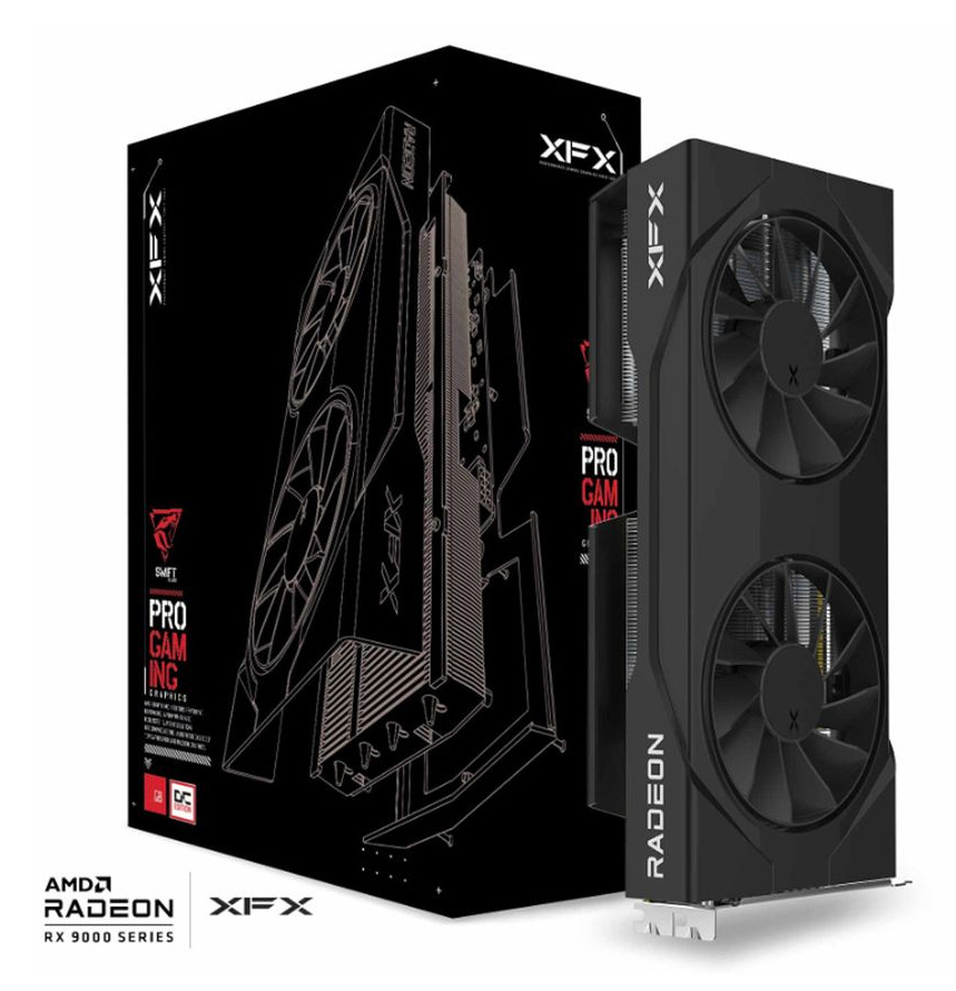 Tarjeta de Video XFX AMD Radeon RX 9060 XT Swift OC Gaming, 8GB 128-bit GDDR6, PCI Express x16 5.0