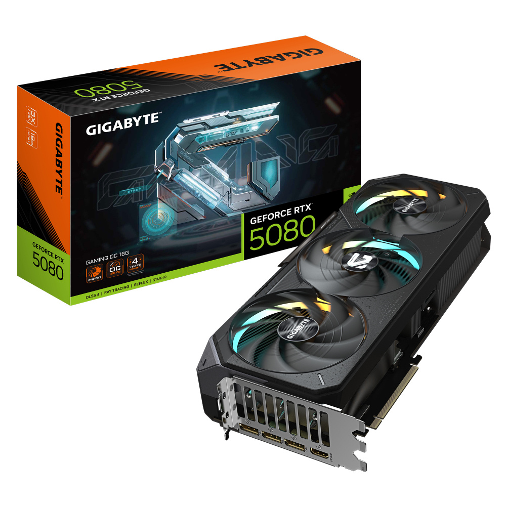 Tarjeta de Video Gigabyte NVIDIA GeForce RTX 5080 GAMING OC, 16GB 256-bit GDDR7, PCI Express 5.0
