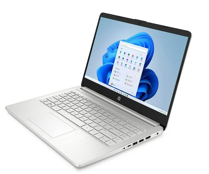 Laptop HP 14-DQ0532LA 14" 1366x768 HD, Intel Celeron N4120, 4GB, 128GB SSD, Windows 11 Home, Español