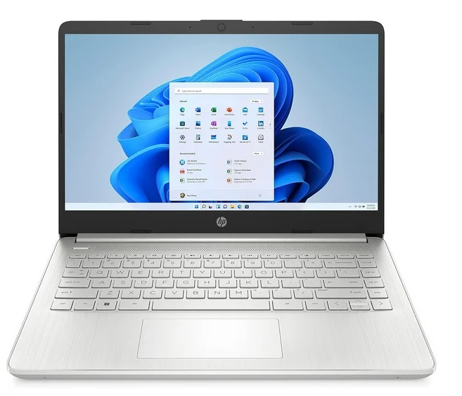 Laptop HP 14-DQ0532LA 14" 1366x768 HD, Intel Celeron N4120, 4GB, 128GB SSD, Windows 11 Home, Español