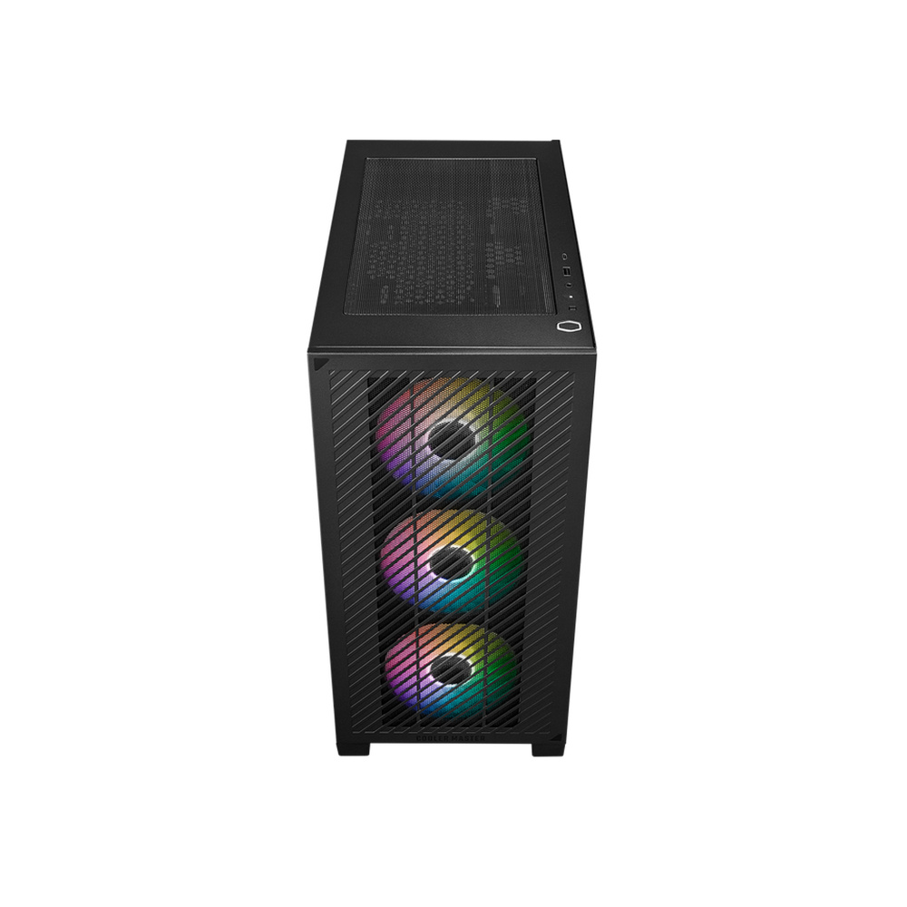 Gabinete Cooler Master ELITE 301, Mini-Tower, Micro-ATX/Mini-ITX, USB 3.0, sin Fuente, 3 Ventiladores Instalados, Negro