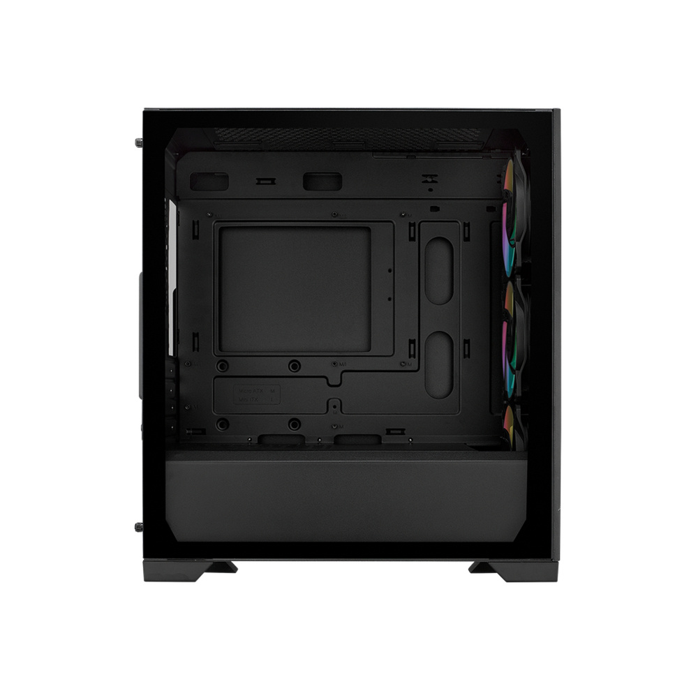 Gabinete Cooler Master ELITE 301, Mini-Tower, Micro-ATX/Mini-ITX, USB 3.0, sin Fuente, 3 Ventiladores Instalados, Negro