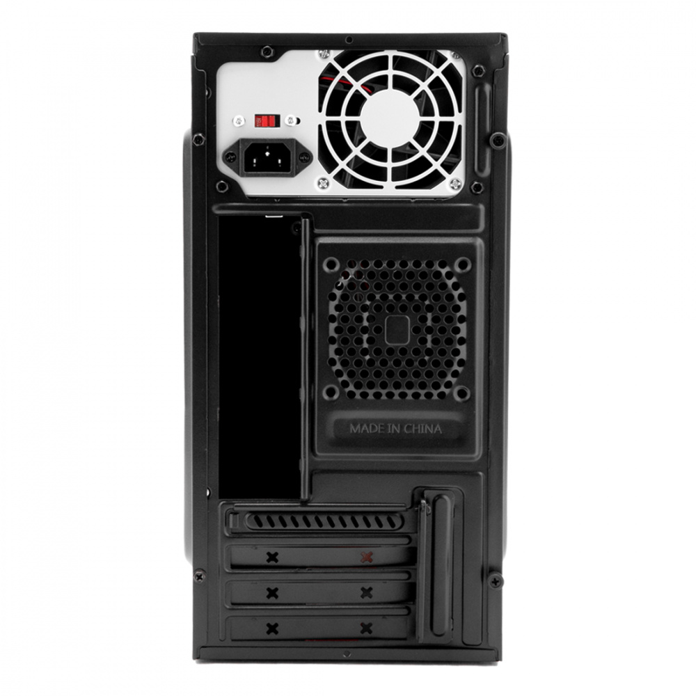 Gabinete Stylos Gabinete Mini, Mini-Tower, Micro-ATX/Mini-ITX, USB 3.0, Negro/Rojo