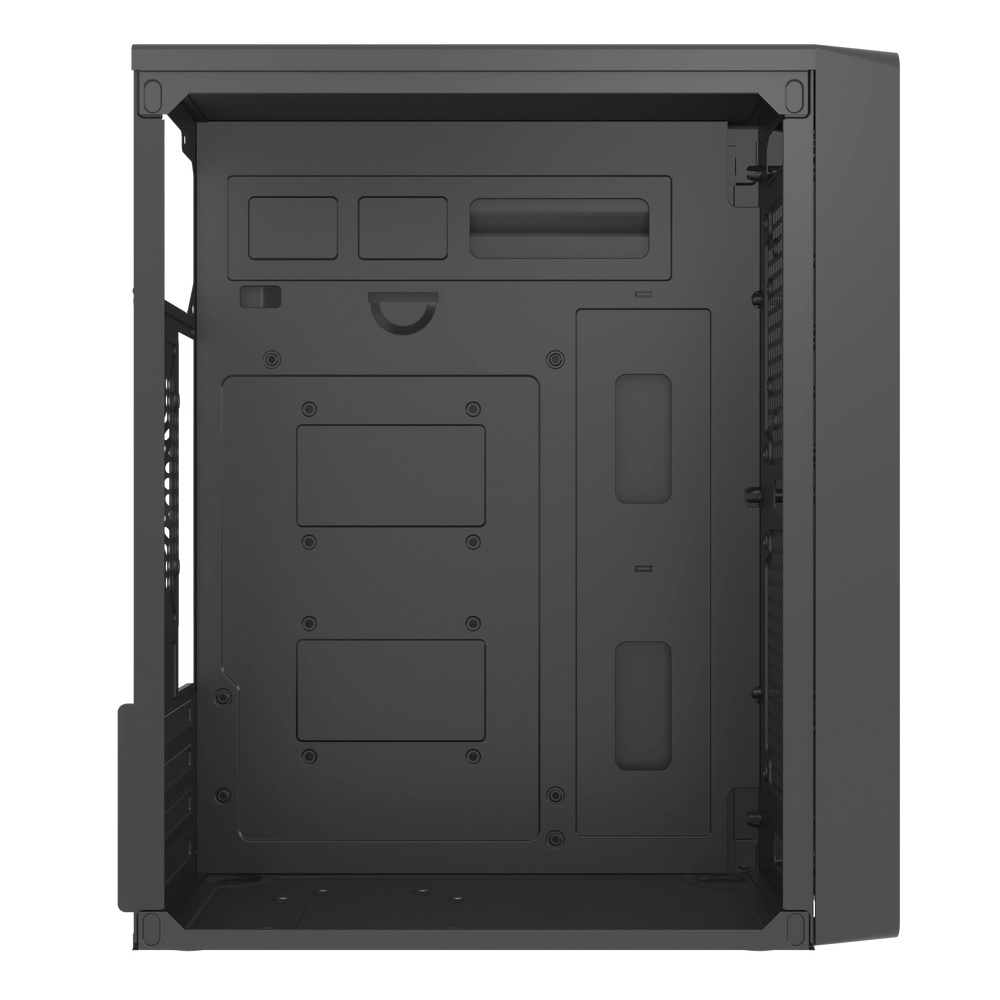 Gabinete Acteck Kioto GC220F, Mini-Tower, Micro-ATX/Mini-ITX, USB 2.0, con Fuente de 500W, Negro