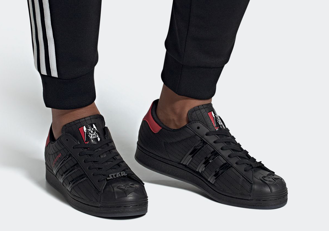 Tenis Star Wars X Adidas Originals Superstar Darth Vader Core Negro Para Hombre Talla 26 Cm