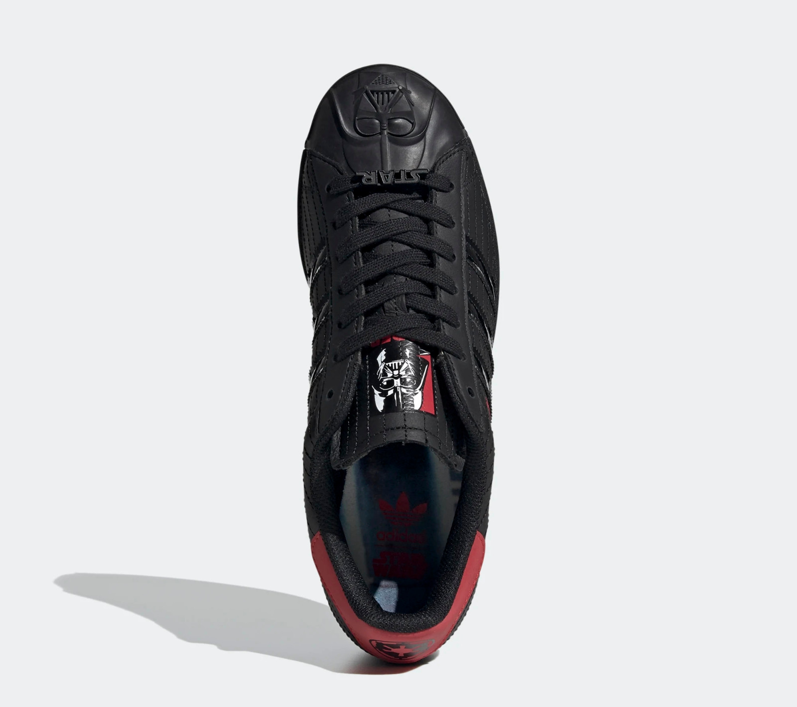 Tenis Star Wars X Adidas Originals Superstar Darth Vader Core Negro Para Hombre Talla 26 Cm