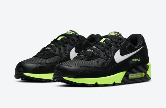 TENIS AIR MAX 90 NEGROS PARA HOMBRE TALLA 29 CM 