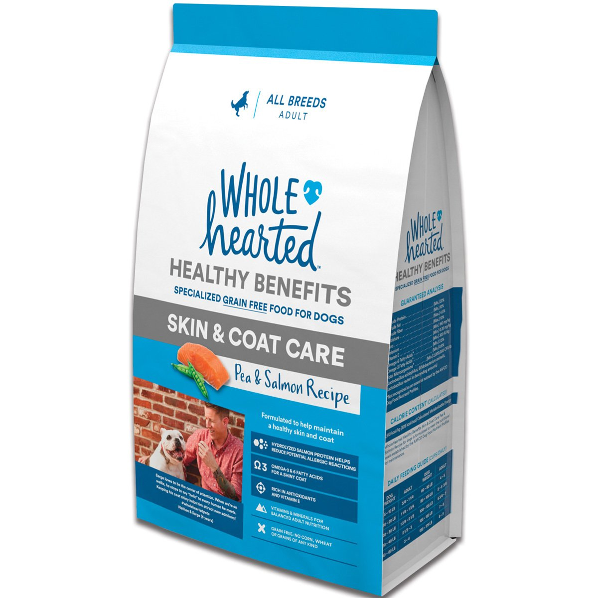 Alimento Natural para Perro adulto Receta Salmon y Chícharo 11.3 kg 