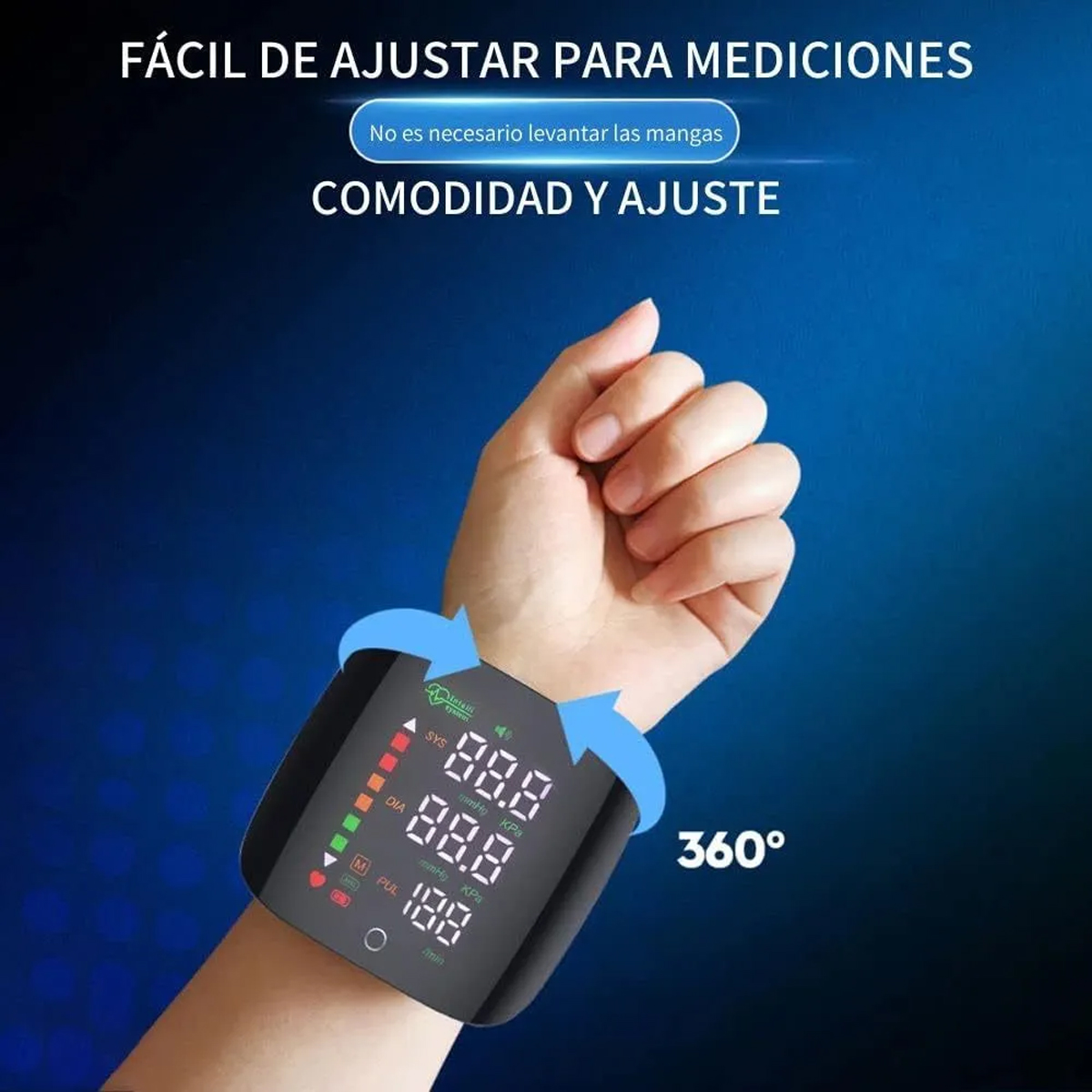 Baumanometro Digital Monitor De Presión Arterial De Muñeca