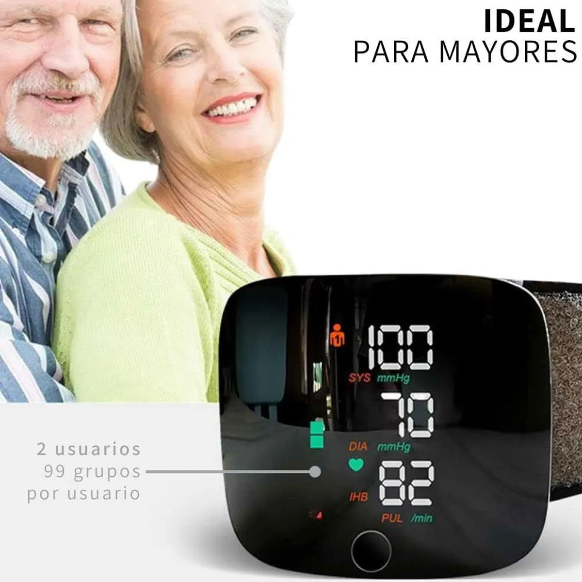 Baumanometro Digital Monitor De Presión Arterial De Muñeca