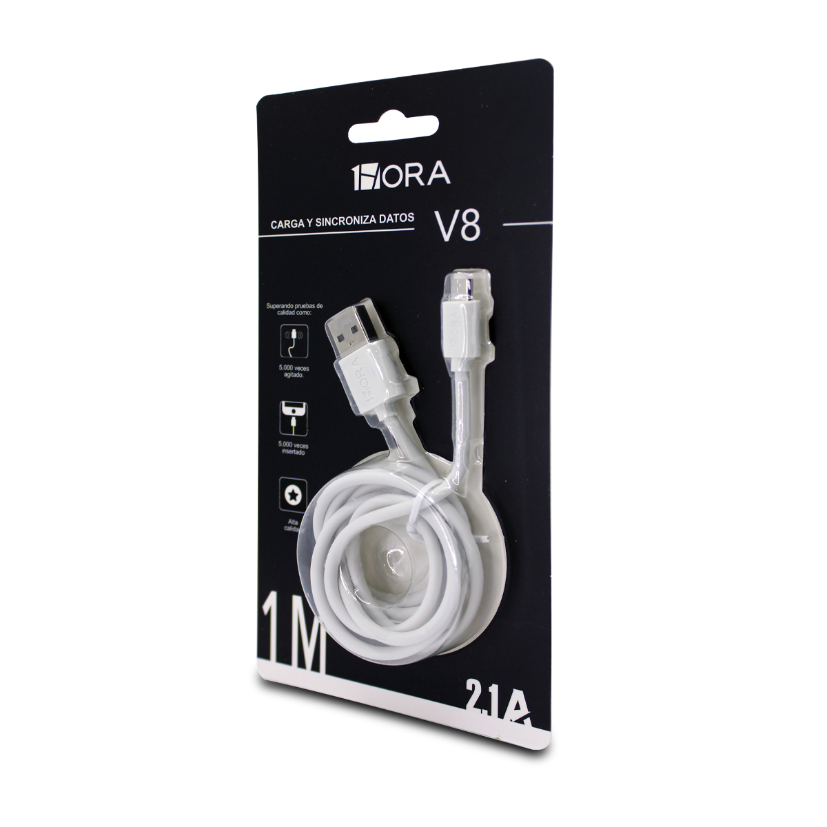 Cable Usb-a A Micro-usb 1hora Carga Rápida 1 Metro