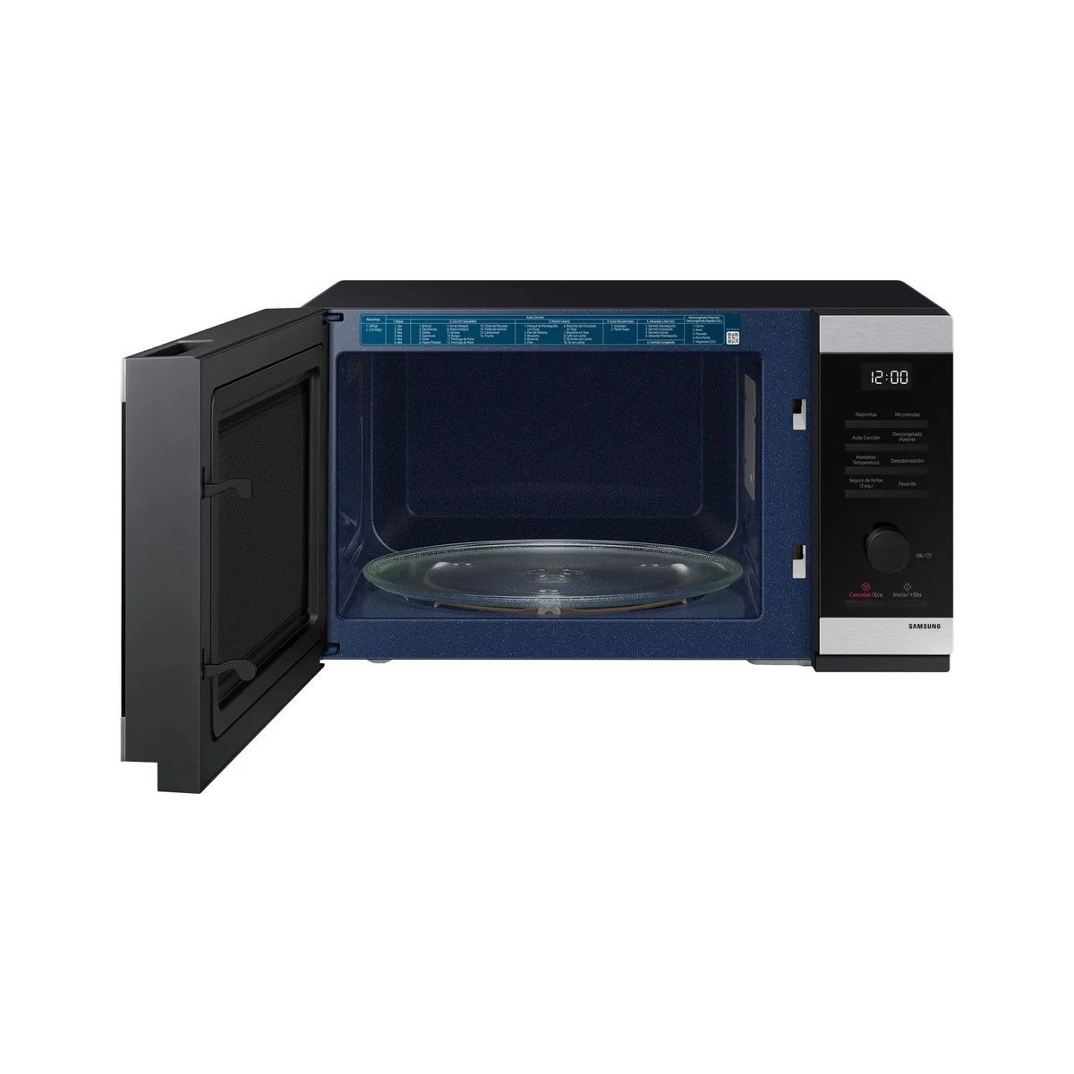 Horno de Microondas Samsung Power Defrost 1.1 Pies Cúbicos Negro MS32DG4504ATA