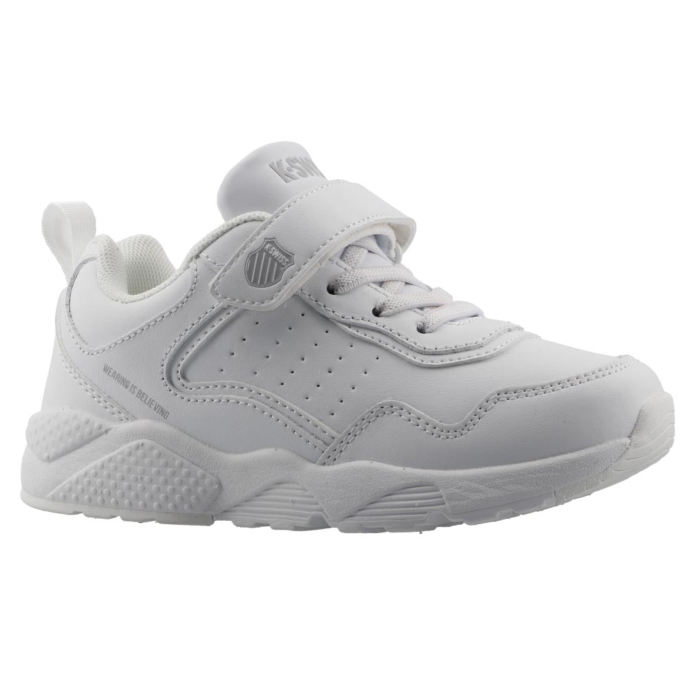 Tenis Niña Kswiss Ship Blanco Escolar Niña Casual Urbano Talla 17 a 22 E