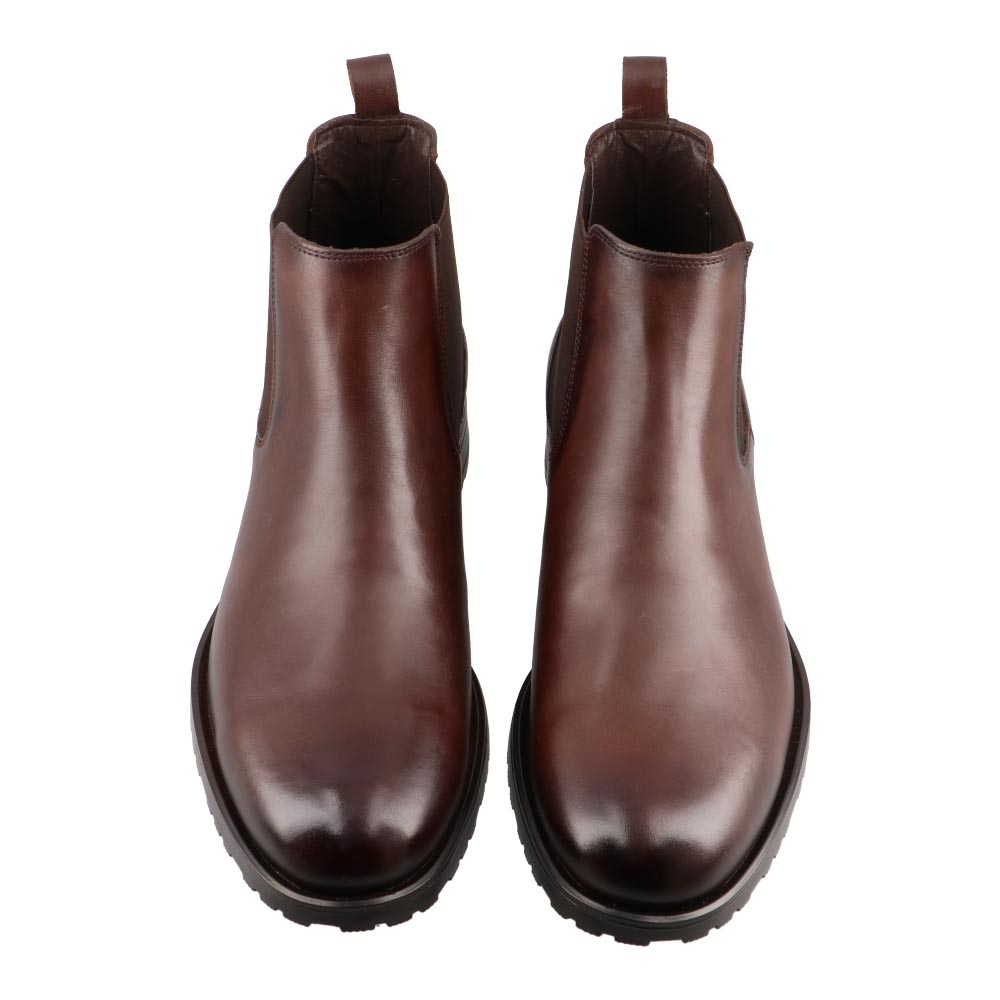 Bota Hombre Christian Gallery 4200 Moka  En Piel Botin para Hombre Talla 25 a 29.5 M
