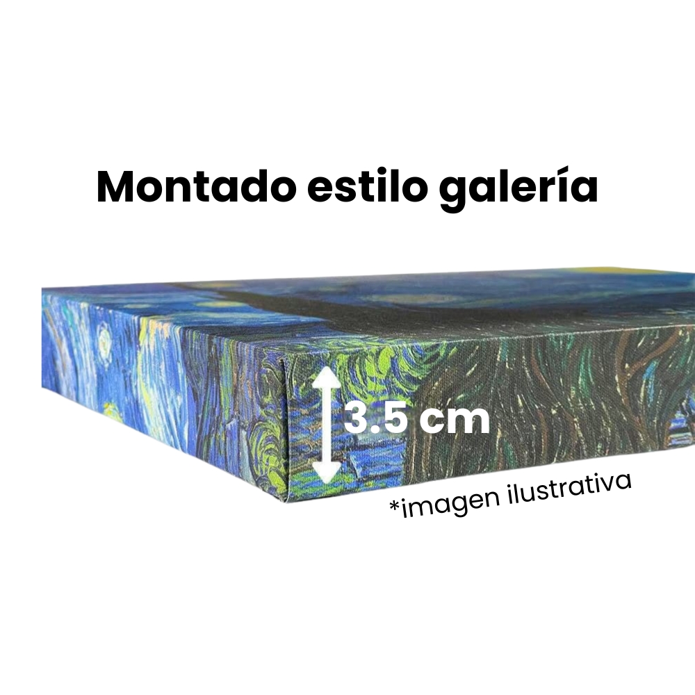 Cuadros Decorativos Animales 143cm X 89cm Tela Brillante Marco Madera