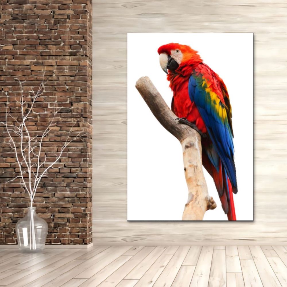 Cuadros Decorativos Animales 143cm X 89cm Tela Brillante Marco Madera