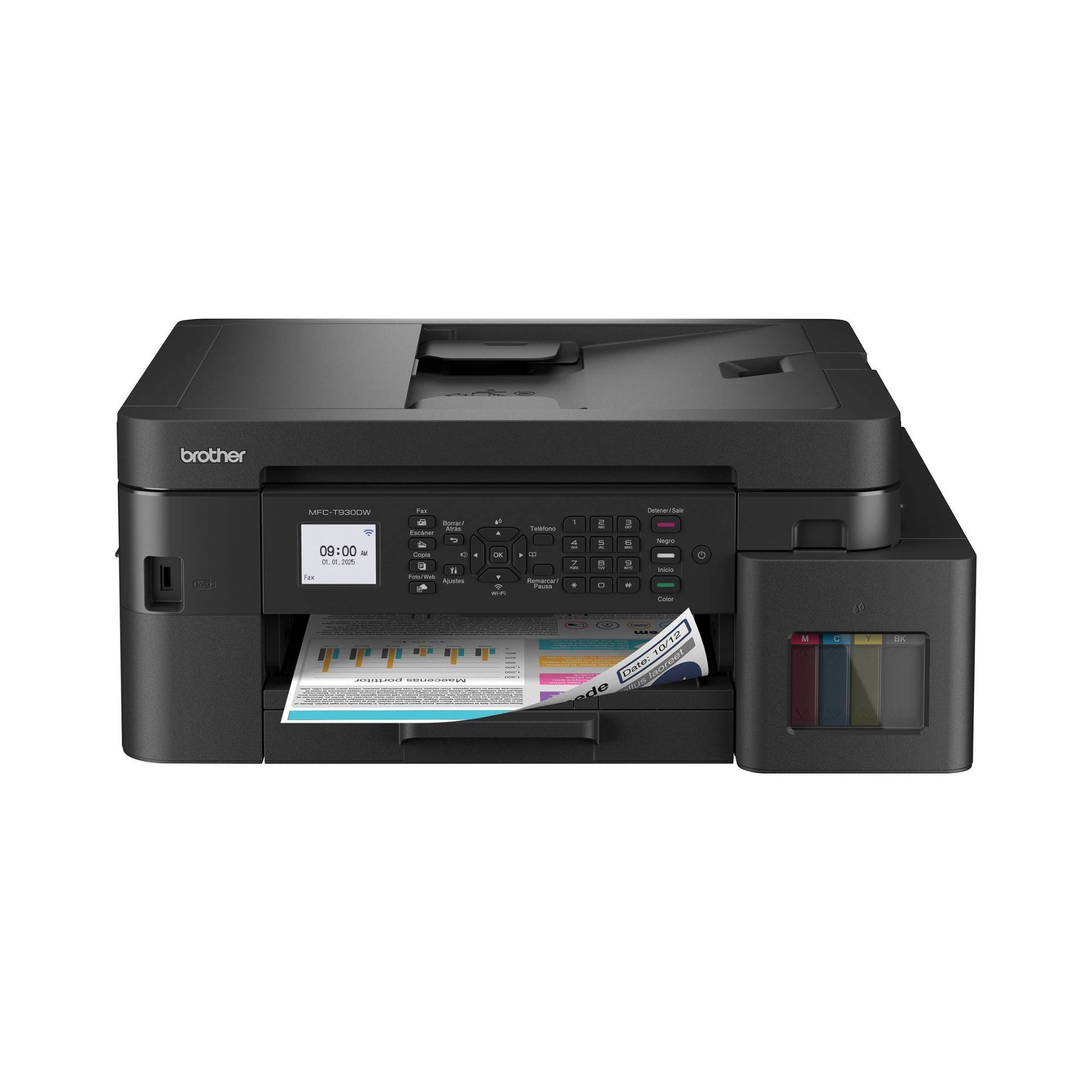 Impresora Multifuncional Brother InkBenefit Tank MFC-T930DW, Sistema de Tinta Continua, USB, Ethernet, Wi-Fi, Dúplex