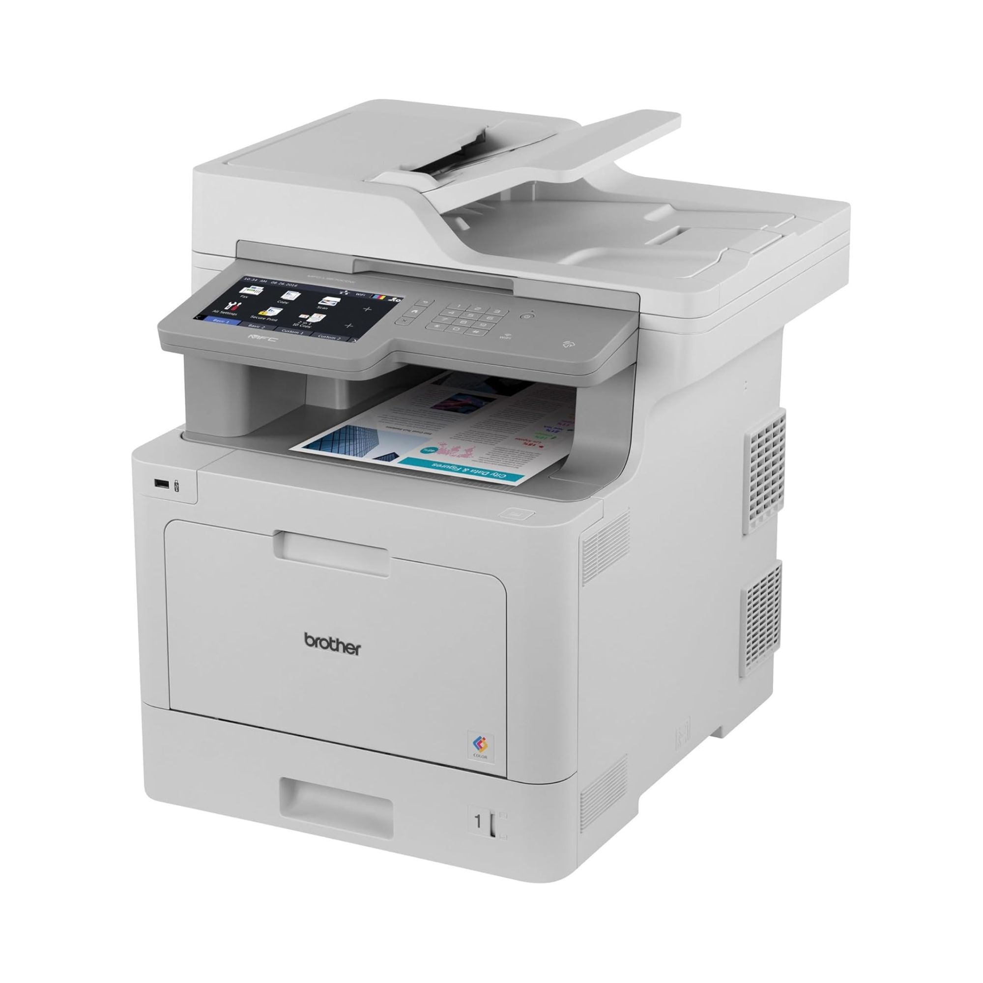 Impresora Multifuncional Brother MFCL9570CDW, Láser Color, Cama Oficio, USB, Ethernet, Wi-Fi, Dúplex,