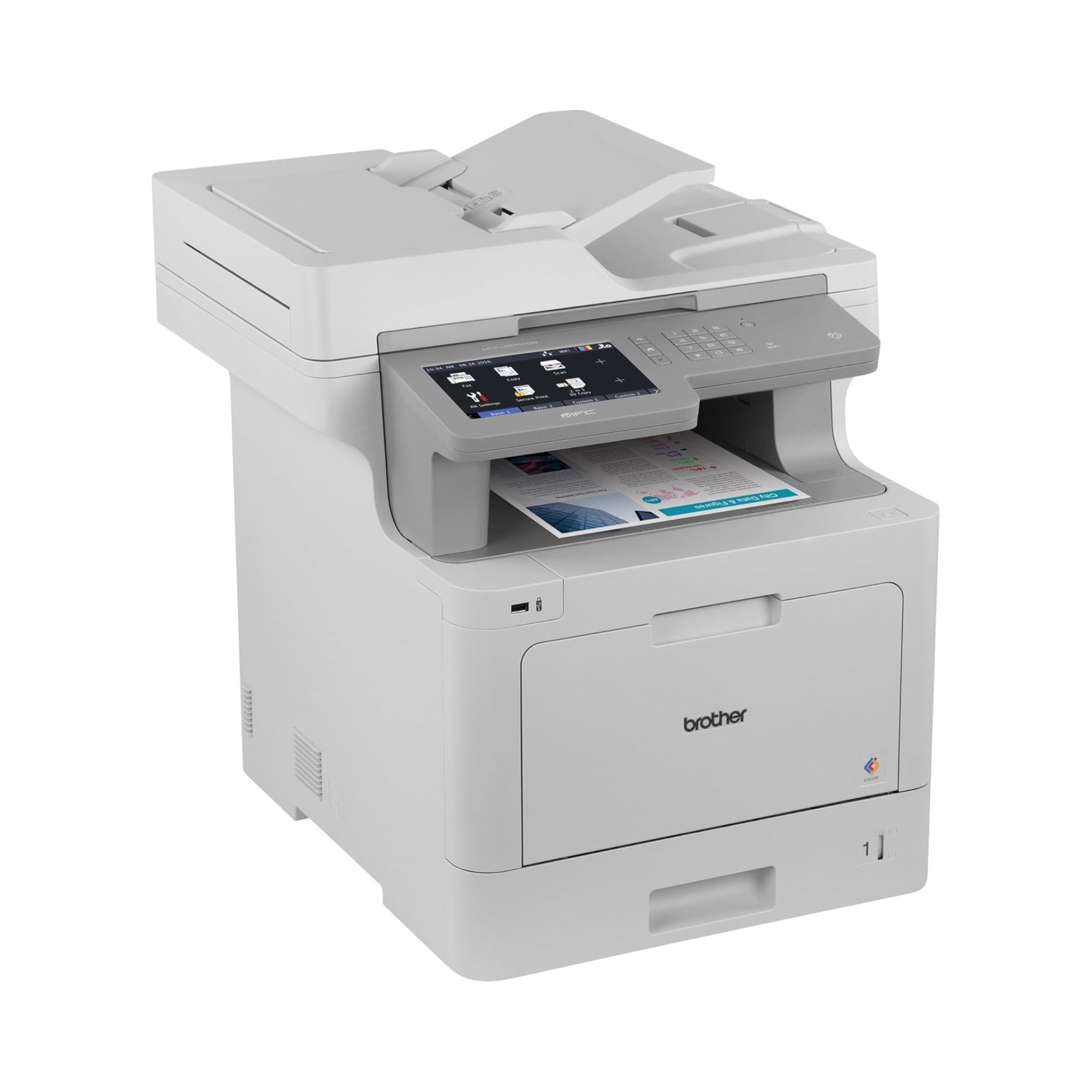 Impresora Multifuncional Brother MFCL9570CDW, Láser Color, Cama Oficio, USB, Ethernet, Wi-Fi, Dúplex,