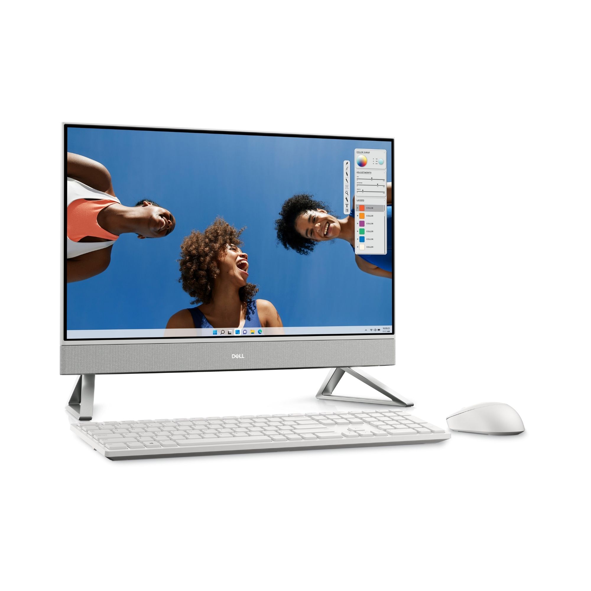 Dell Inspiron 5430 de 23.8'', Touch, Intel Core i7-15OU, 16 GB RAM, 1 TB SSD NVMe, Windows 11 Home, Blanco