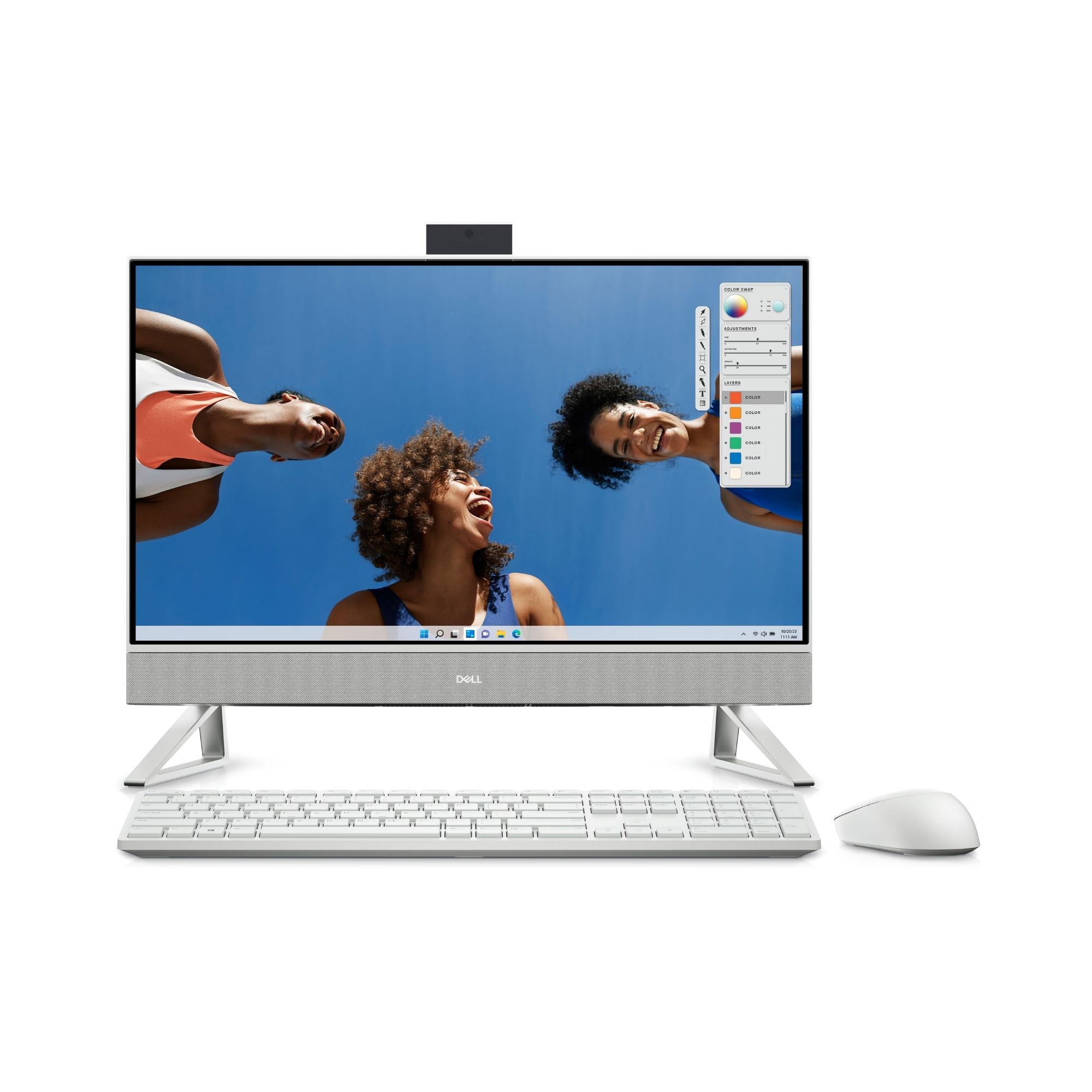 Dell Inspiron 5430 de 23.8'', Touch, Intel Core i7-15OU, 16 GB RAM, 1 TB SSD NVMe, Windows 11 Home, Blanco