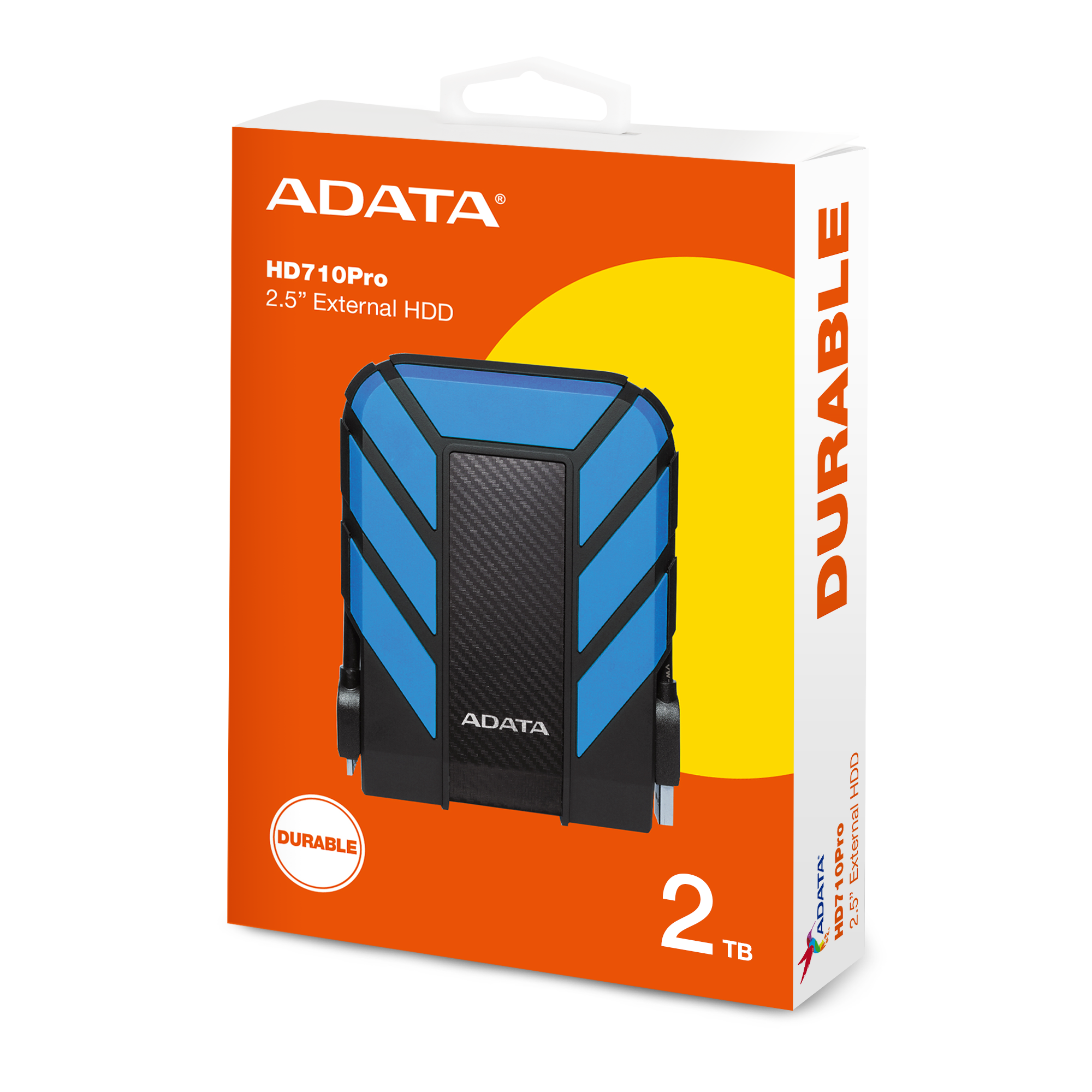 Disco Duro Externo Adata HD710 Pro de 2 TB, USB 3.2 Gen 1, 2.5'', Azul