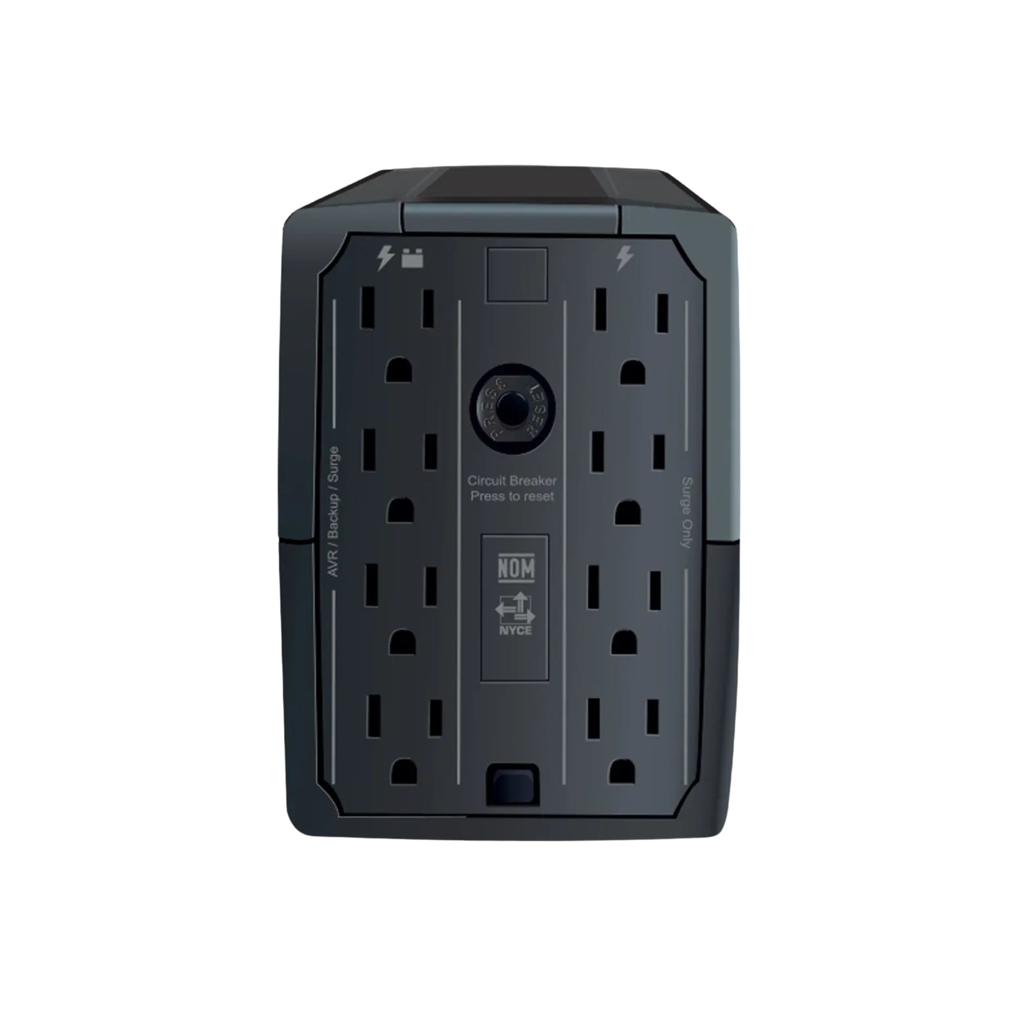 No Break CDP R-UPR758 de 750VA/375W, Interactivo, 8 contactos, Negro