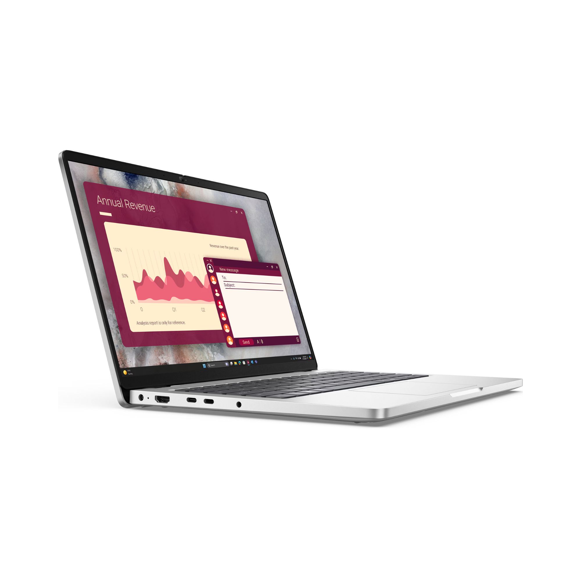Dell Pro de 14'', Intel Core Ultra 5 235U, 16 GB RAM DDR5, 512 GB SSD NVMe, Windows 11 Pro, Plata