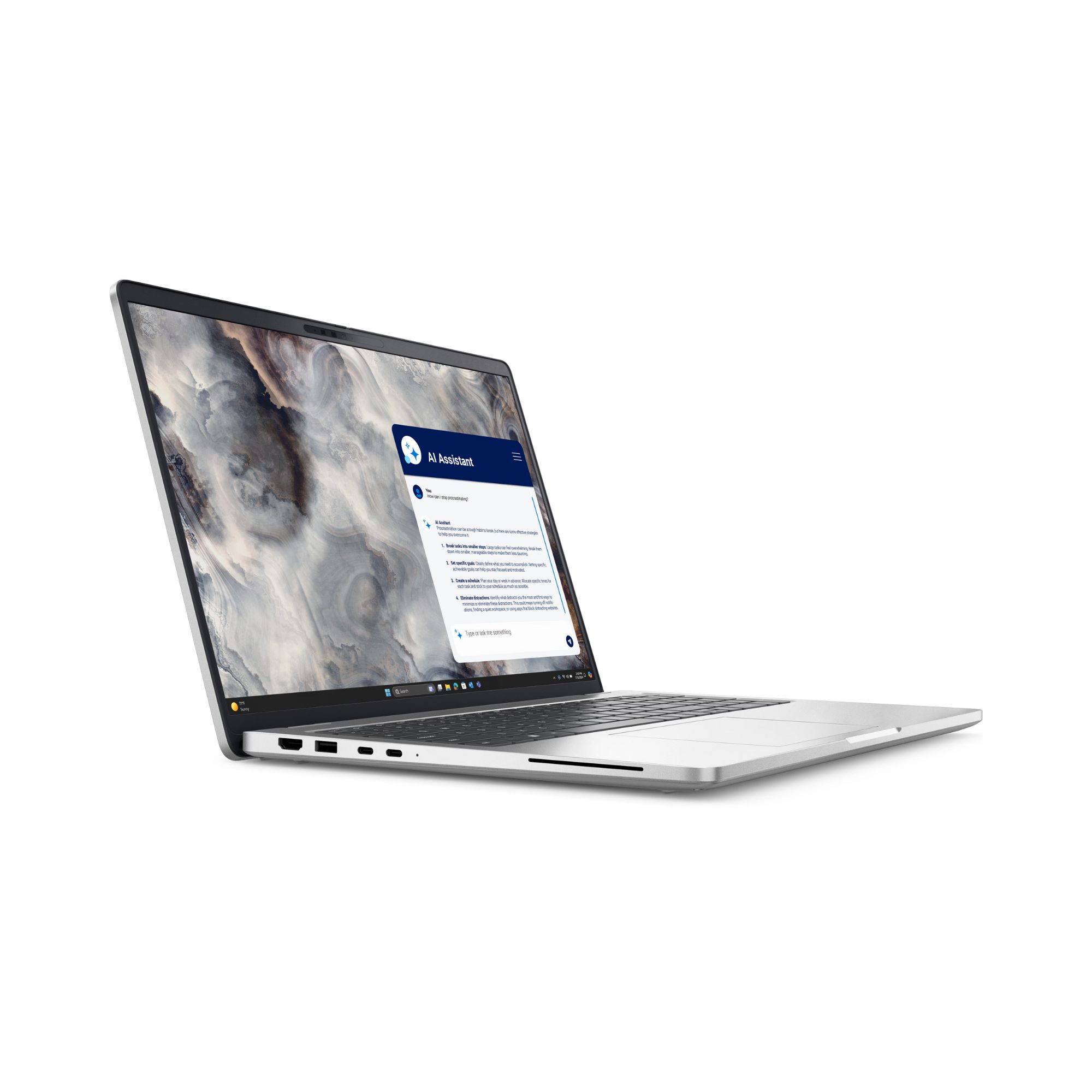 Dell Pro de 16'', AMD Ryzen 7 350, 16 GB RAM DDR5, 512 GB SSD NVMe, Windows 11 Pro, Plata