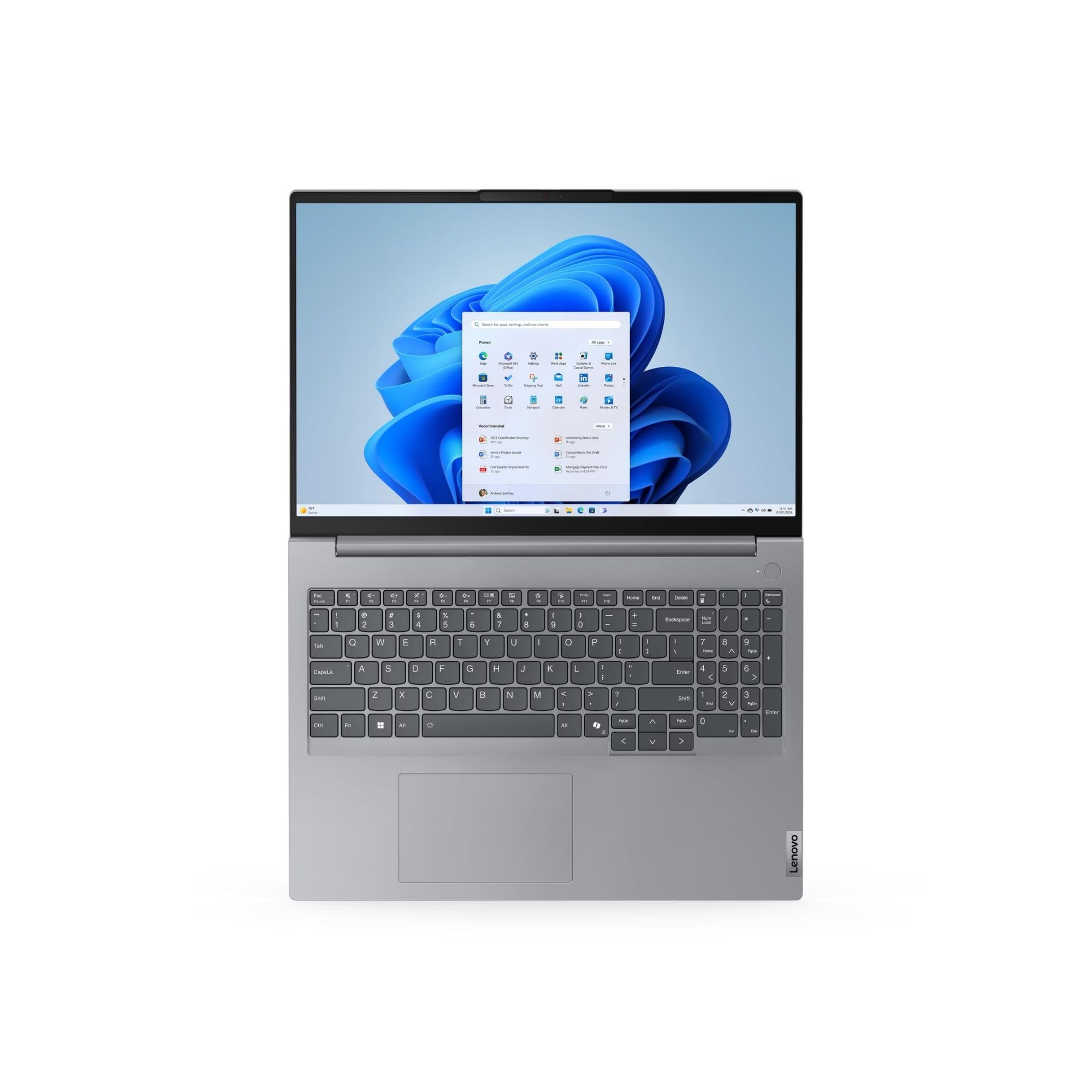 Lenovo ThinkBook 16 G7 IML de 16'', Intel Core Ultra 5 125U, 16 GB RAM DDR5, 512 GB SSD NVMe, Windows 11 Pro, Gris