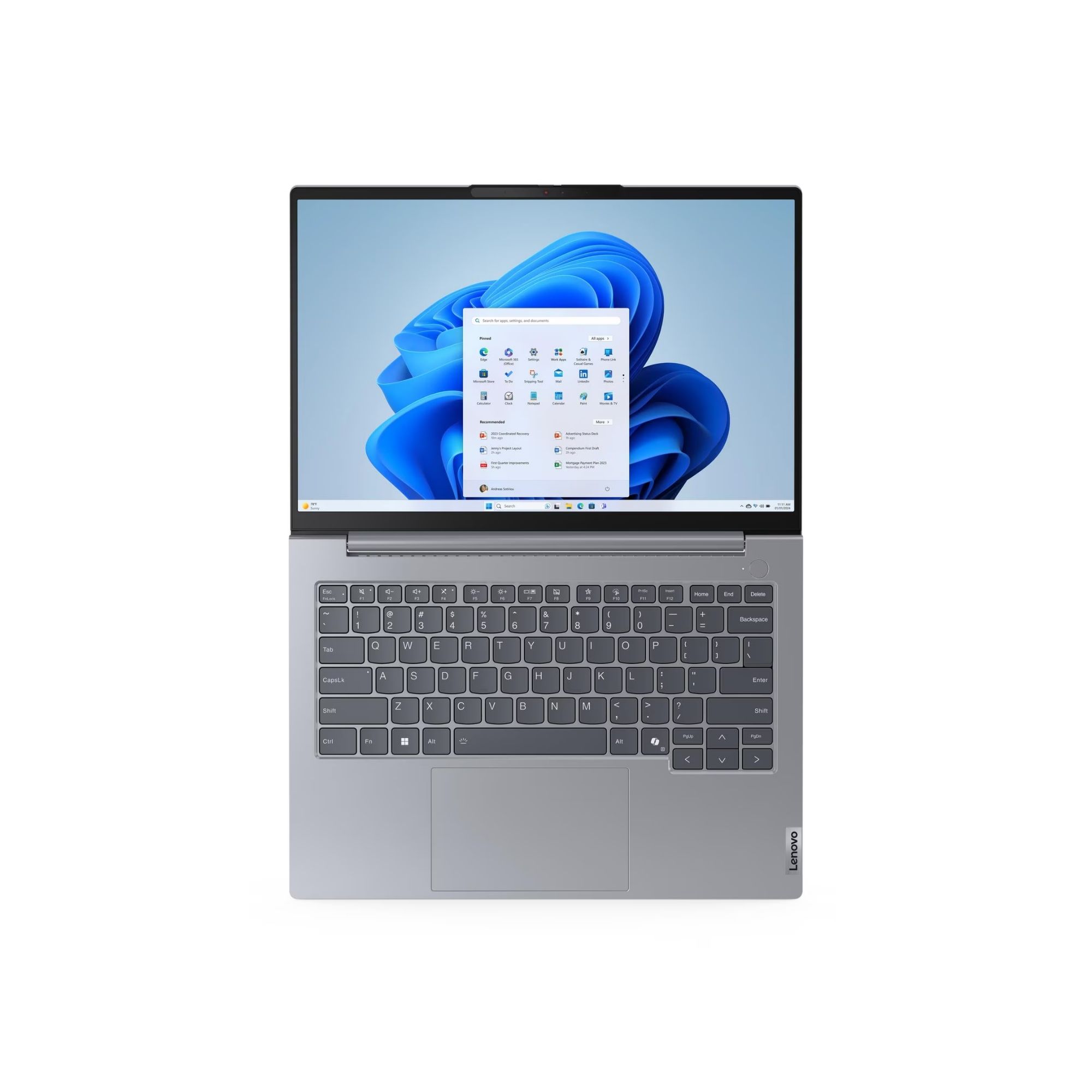 Lenovo ThinkBook 14 G7 IML de 16'', Intel Core Ultra 7 155U, 16 GB RAM DDR5, 1 TB SSD NVMe, Windows 11 Pro, Gris