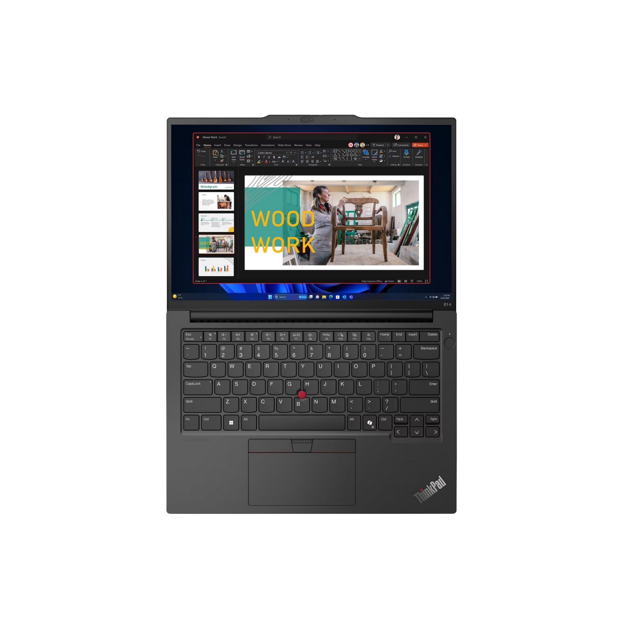 Lenovo ThinkPad E14 Gen 6 de 14'', AMD Ryzen 5 7535U, 32 GB RAM DDR5, 512 GB SSD NVMe, Windows 11 Pro, Negro