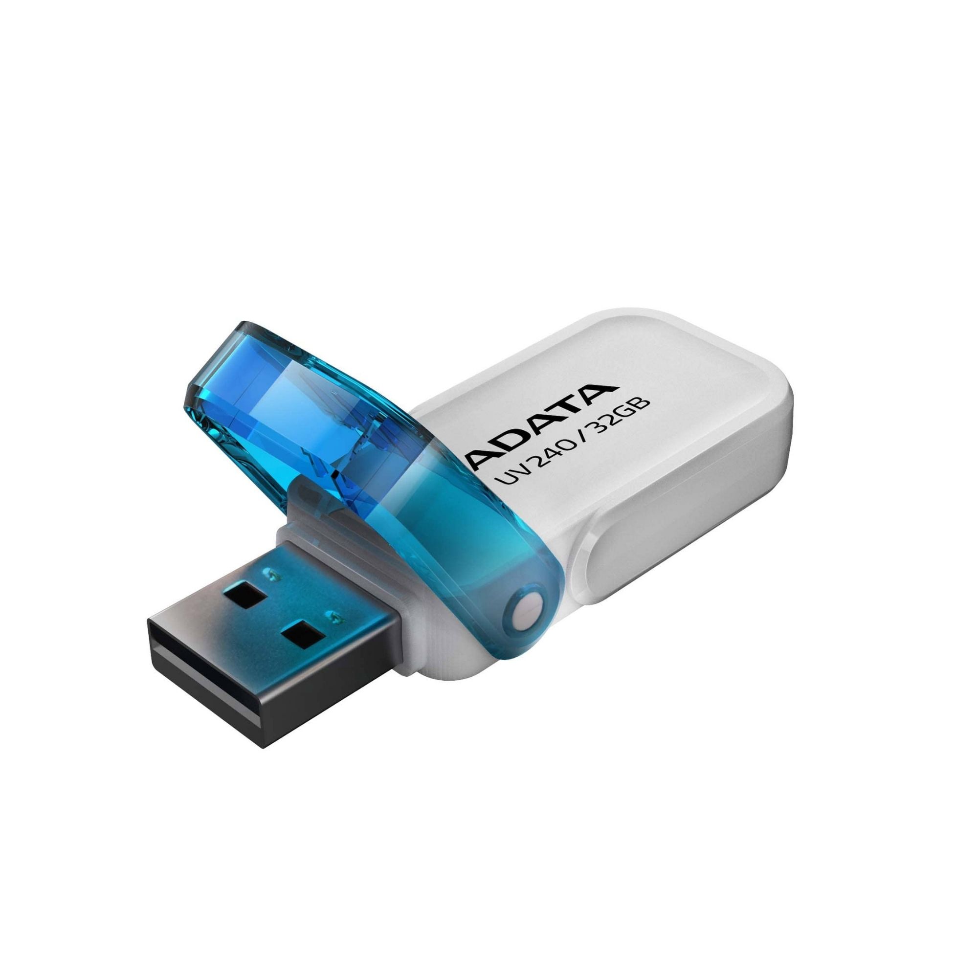 10 Pack - Memoria USB Adata UV240 de 32 GB, USB 2.0, Blanco