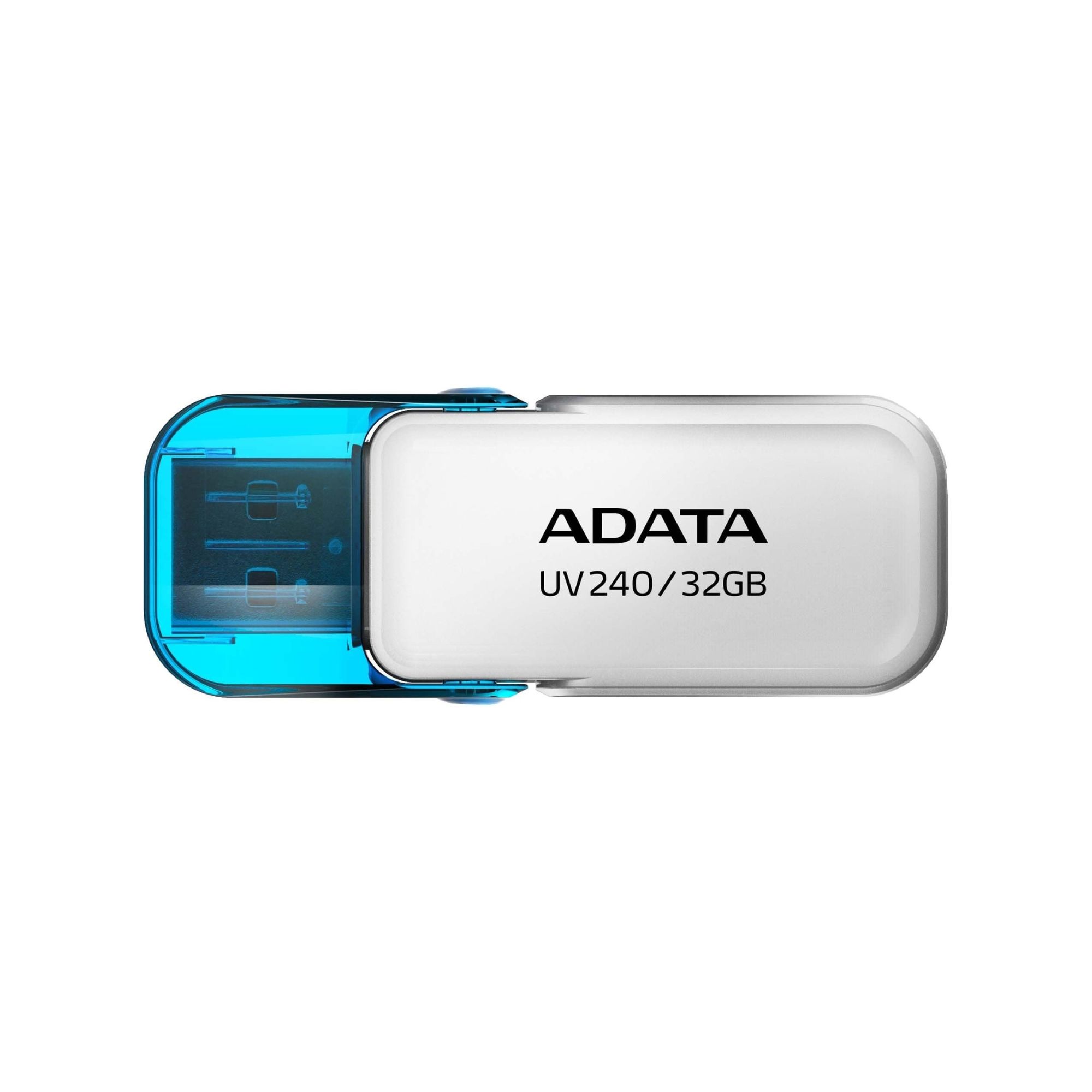 10 Pack - Memoria USB Adata UV240 de 32 GB, USB 2.0, Blanco