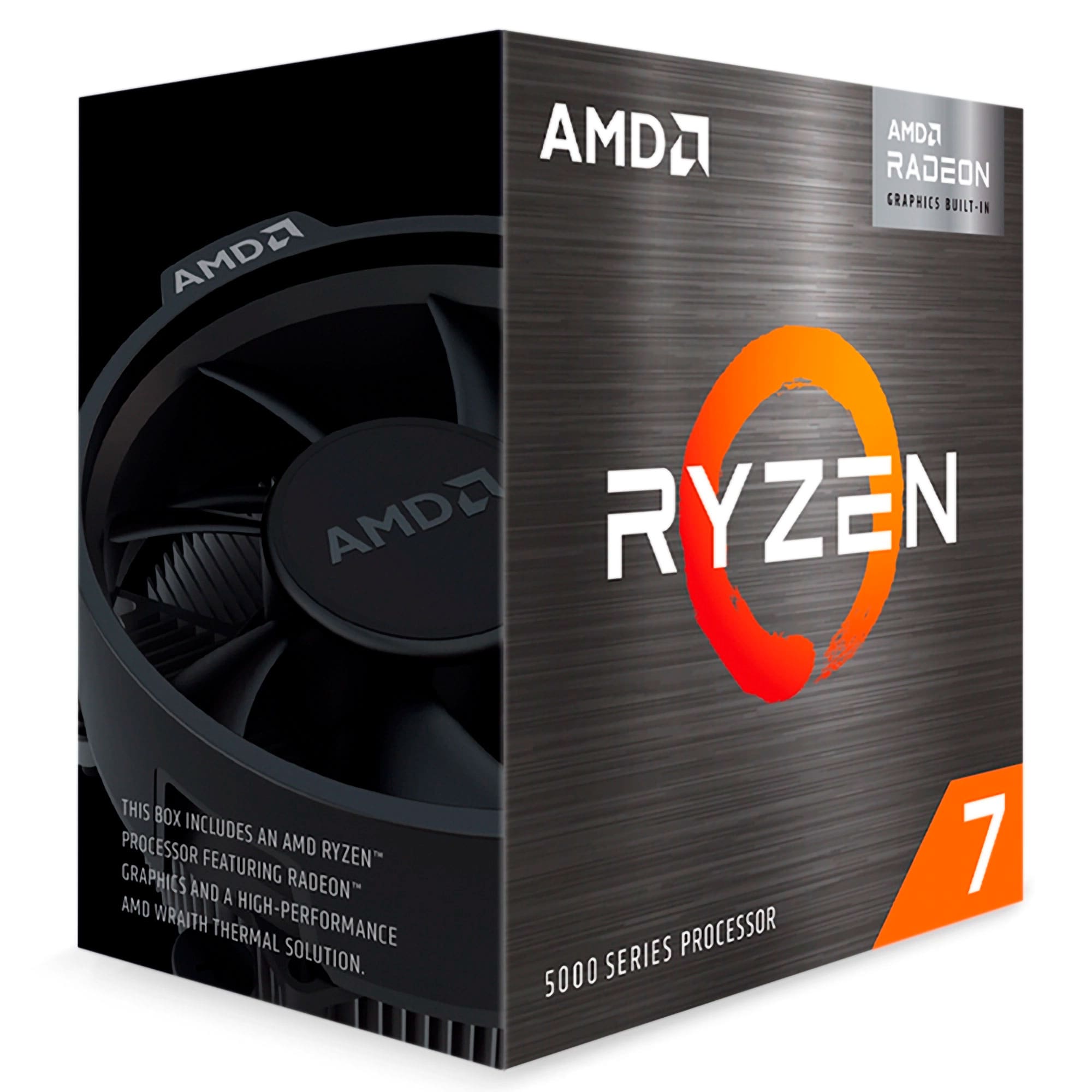 Procesador AMD Ryzen 7 5700G, AM4, 8 Núcleos, hasta 4.6 GHz, incluye Gráficos, incluye Disipador