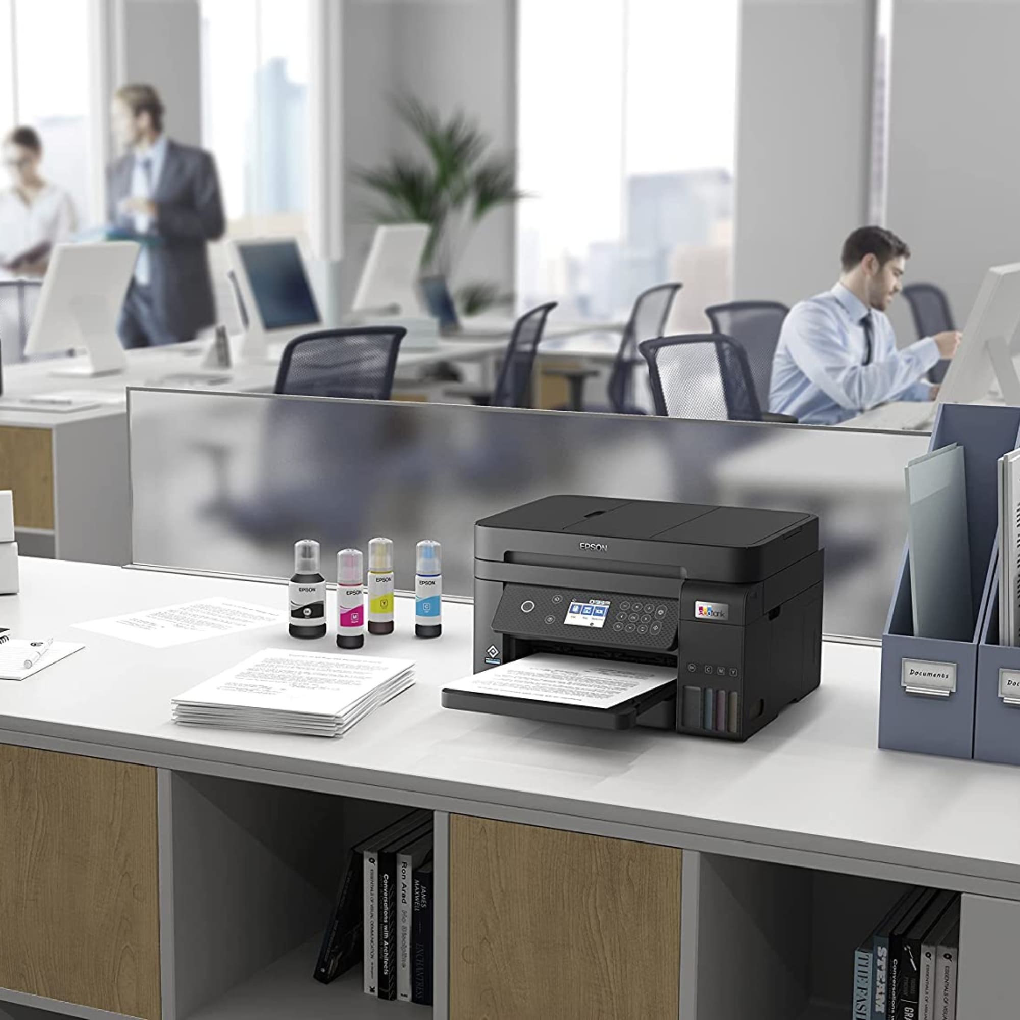 Impresora Multifuncional Epson EcoTank L6270, Sistema de Tinta Continua, USB, Wi-Fi, Dúplex, 33 ppm Negro, 20 ppm Color.